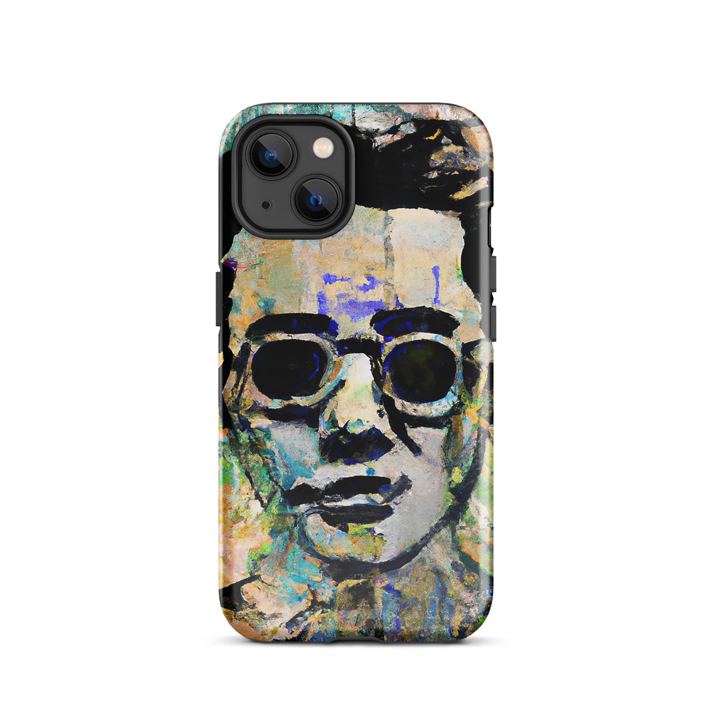 1064: Urban Vibes, Portrait, Abstract, Tough Case for iPhone® (for models 11-15)