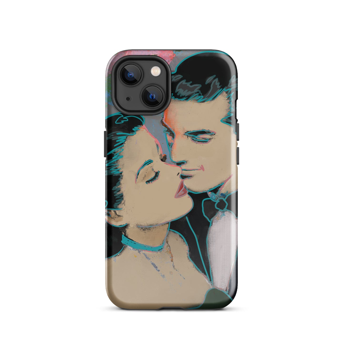 1045: Neon Love Series Tough Case for iPhone® (for models 11-15)