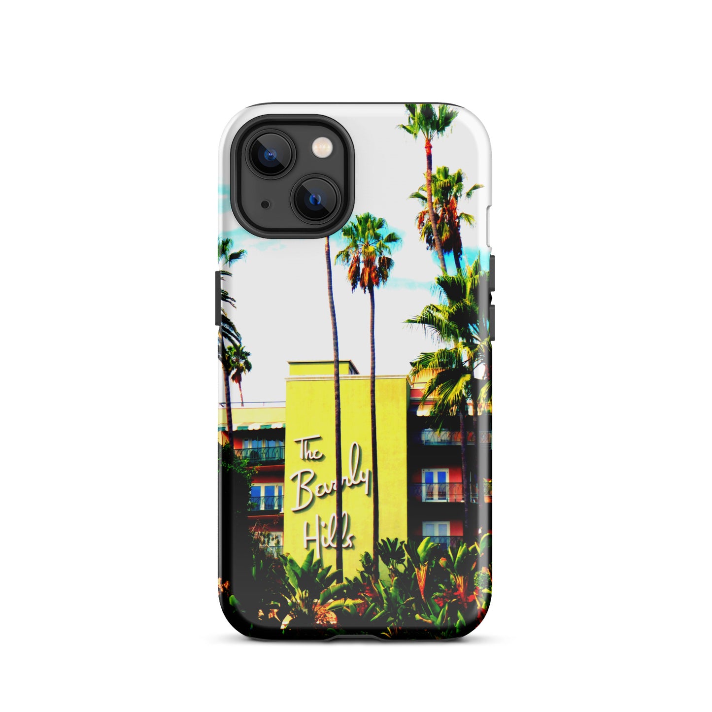 1004: Beverly Hills Hotel Photo Art Tough Case for iPhone® (for models 11-15)