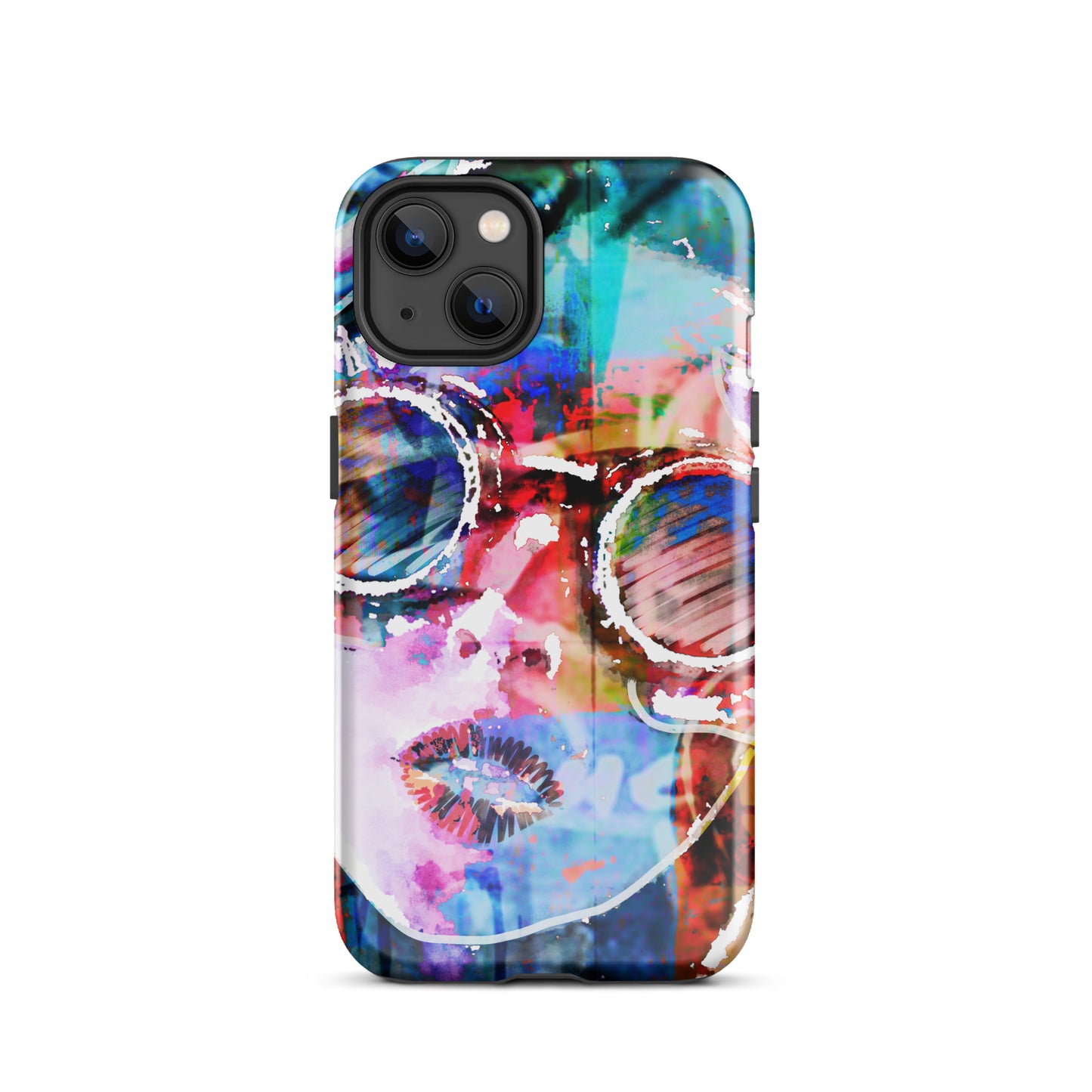 1061: She Vibes, Sunglasses, Tough Case for iPhone® (for models 11-15)