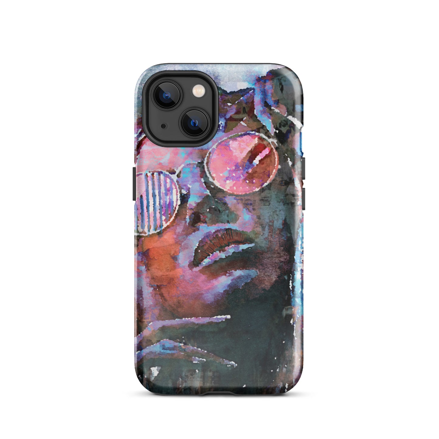 1060: She Vibes, Sunglasses, Tough Case for iPhone® (for models 11-15)