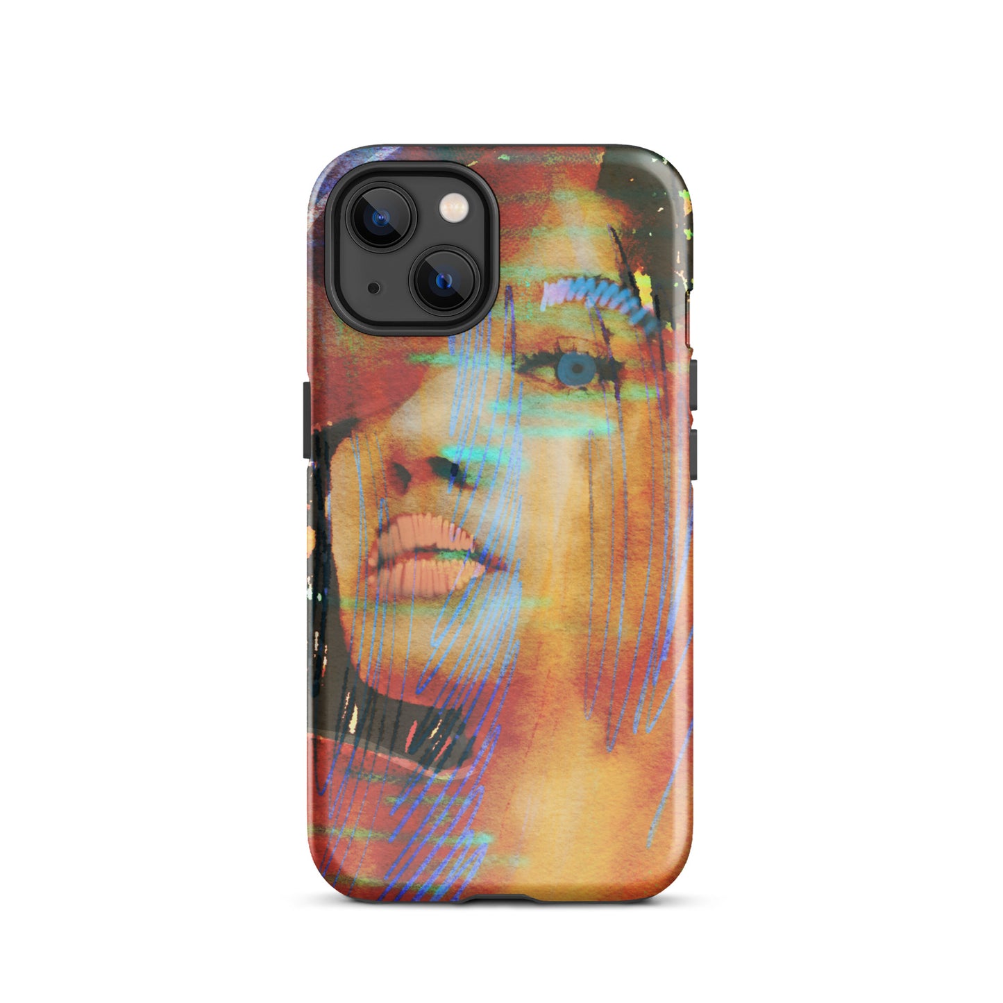 She Vibes Series Blue Eyed Girl Tough Case for iPhone®