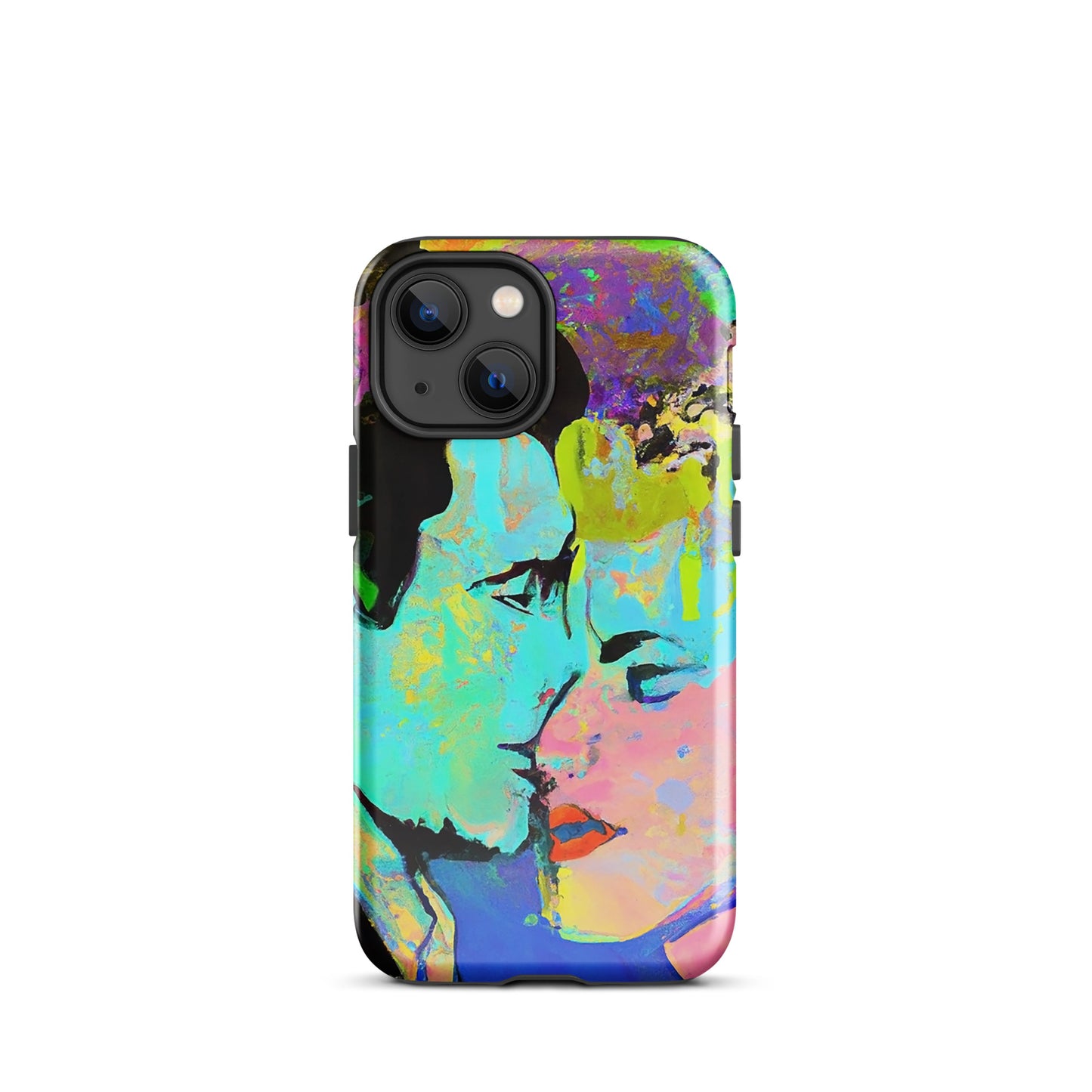 1039: Neon Love Series Tough Case for iPhone® (for models 11-15)