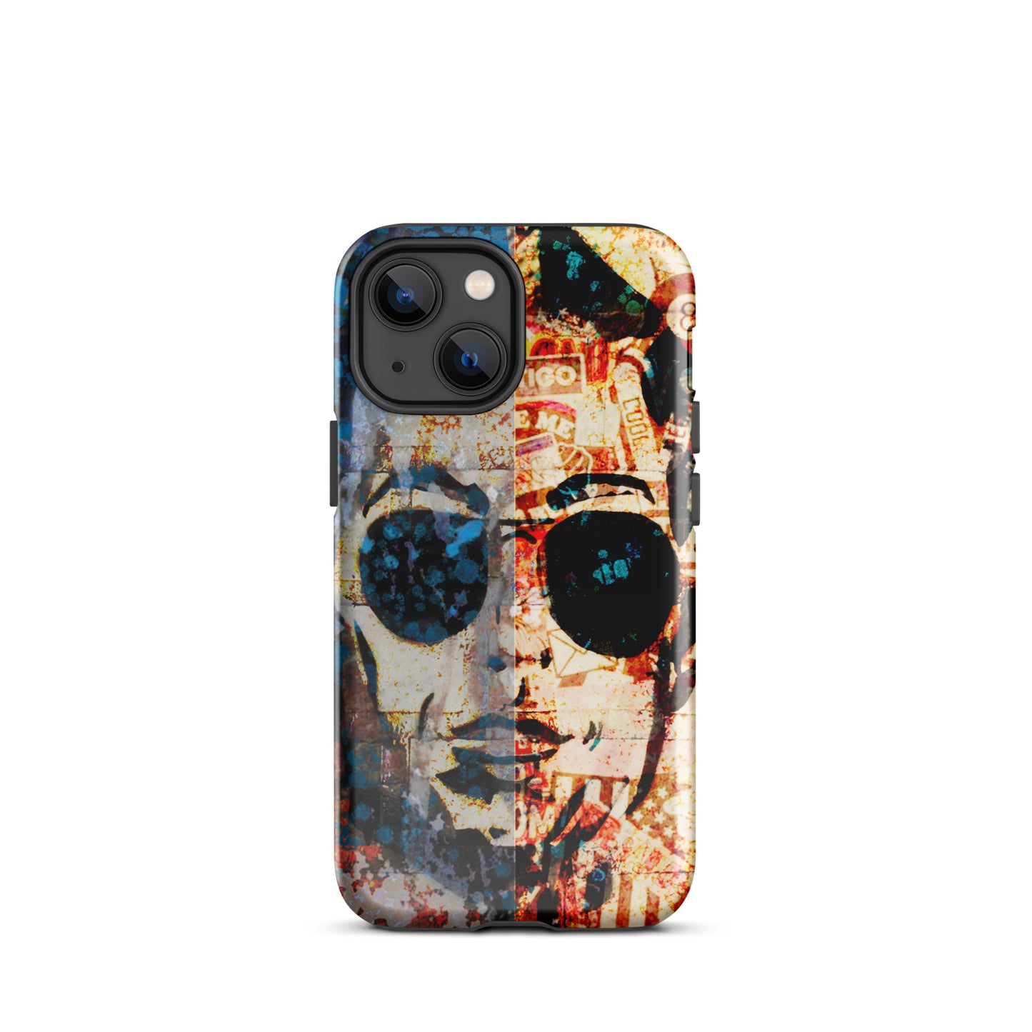 1065: Urban Vibes, Portrait, Abstract, Tough Case for iPhone® (for models 11-15)