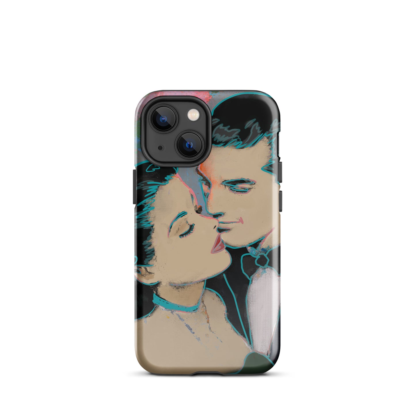 1045: Neon Love Series Tough Case for iPhone® (for models 11-15)