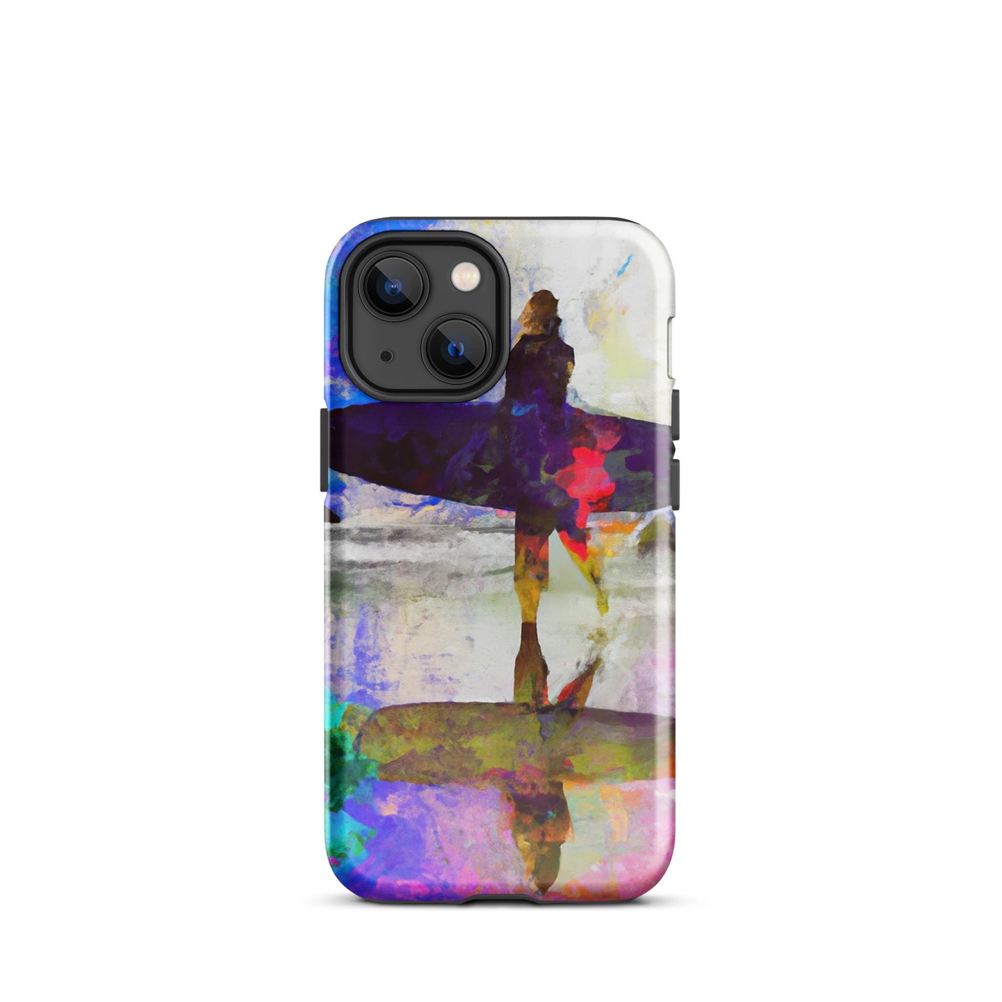 1003: Beach Life Surfer Tough Case for iPhone® (for models 11-15)