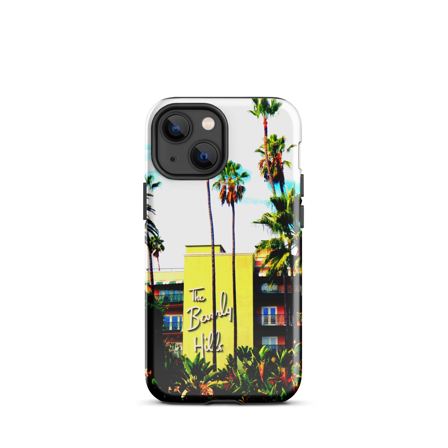 1004: Beverly Hills Hotel Photo Art Tough Case for iPhone® (for models 11-15)