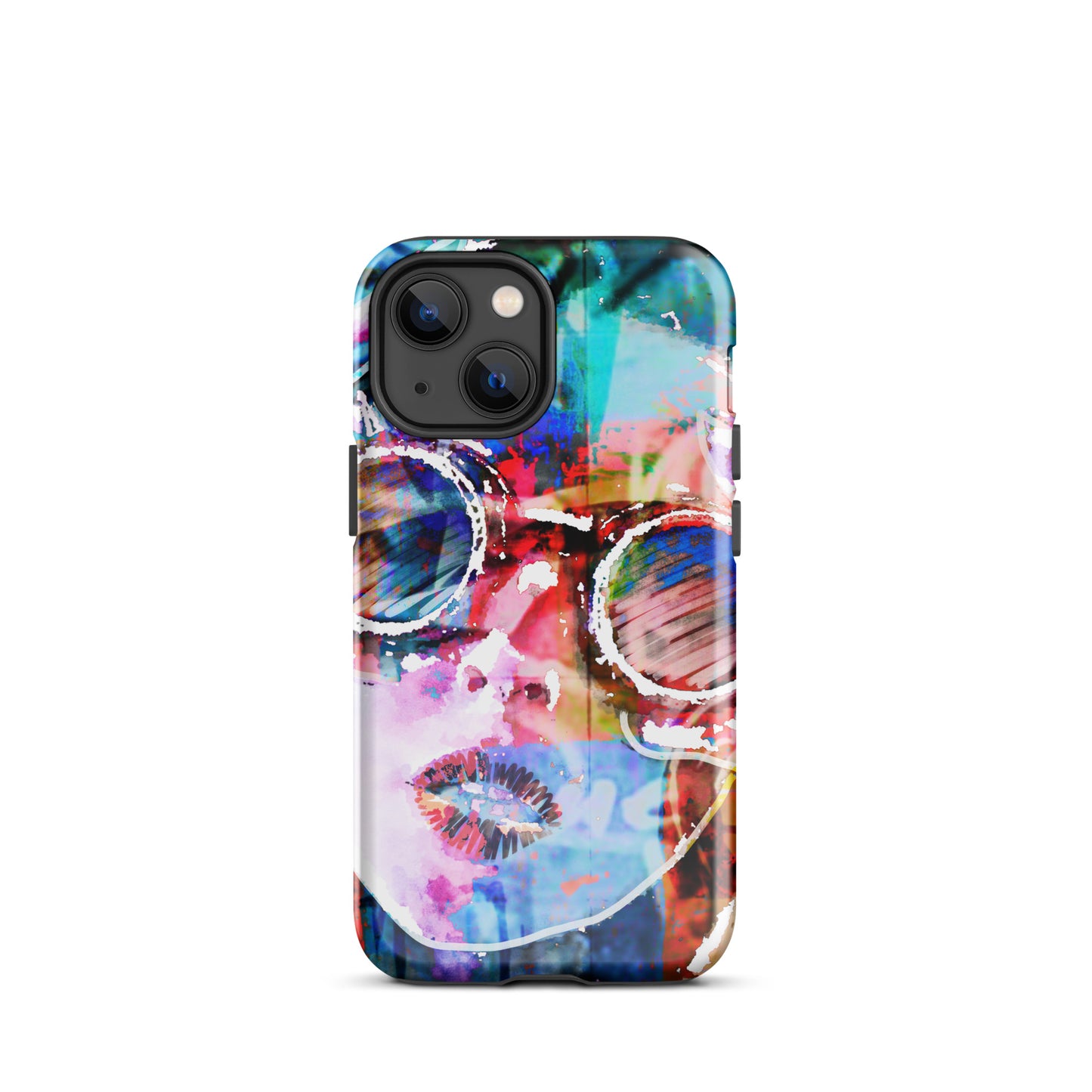 1061: She Vibes, Sunglasses, Tough Case for iPhone® (for models 11-15)