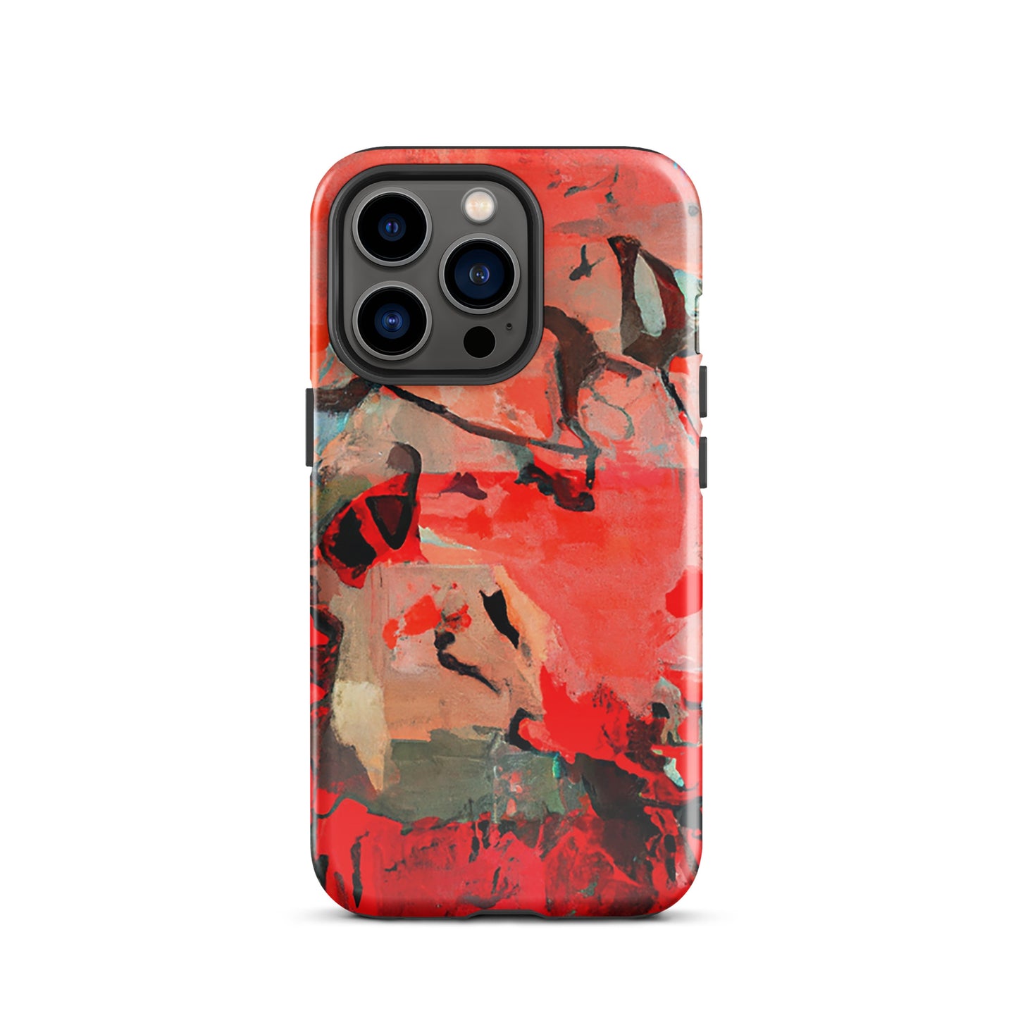 1036: Neon Love Series Tough Case for iPhone® (for models 11-15)