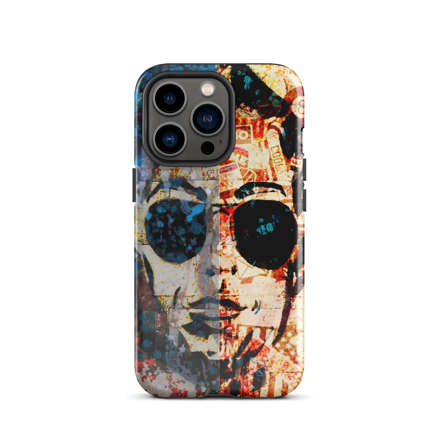 1065: Urban Vibes, Portrait, Abstract, Tough Case for iPhone® (for models 11-15)