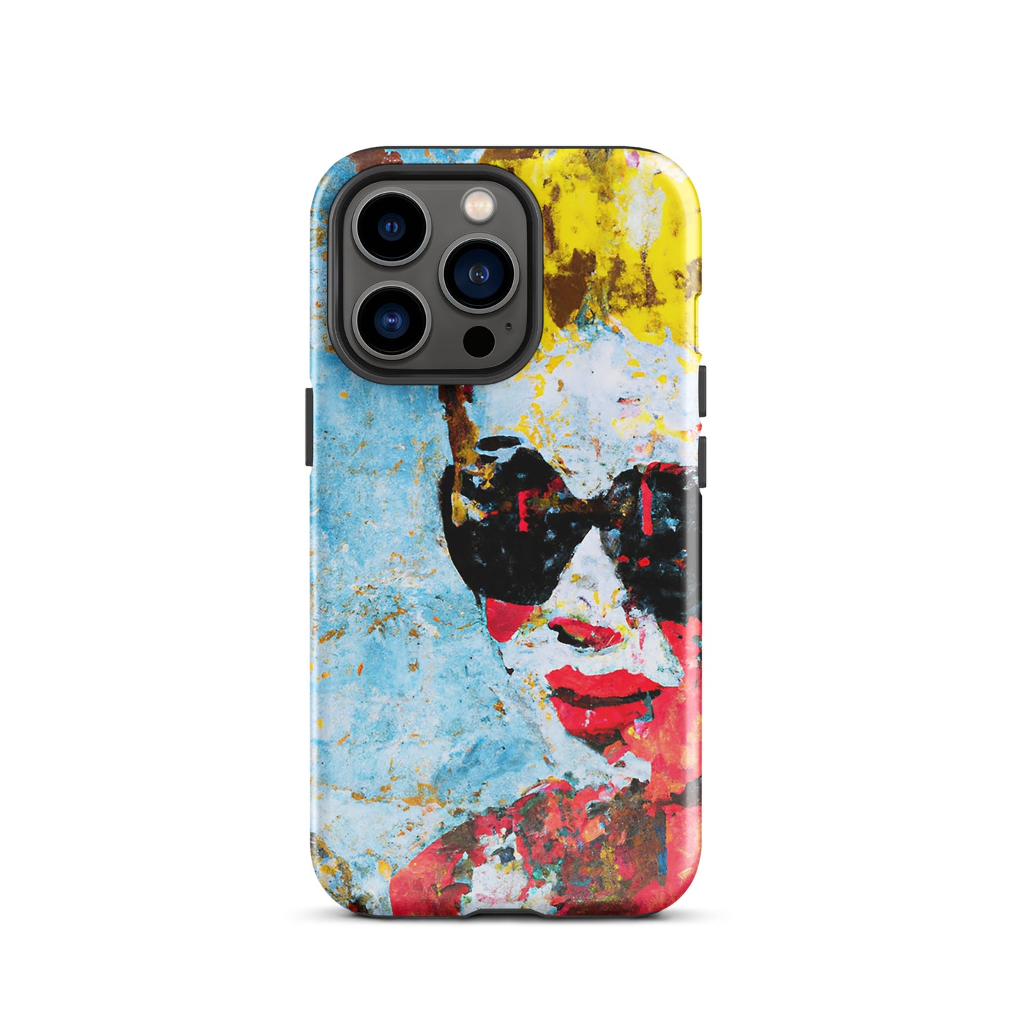 1058: She Vibes, Abstract, Tough Case for iPhone® (for models 11-15)