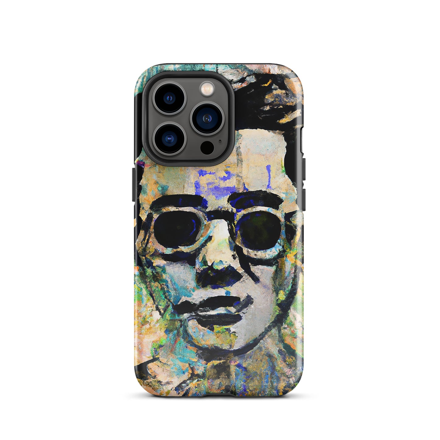 1064: Urban Vibes, Portrait, Abstract, Tough Case for iPhone® (for models 11-15)