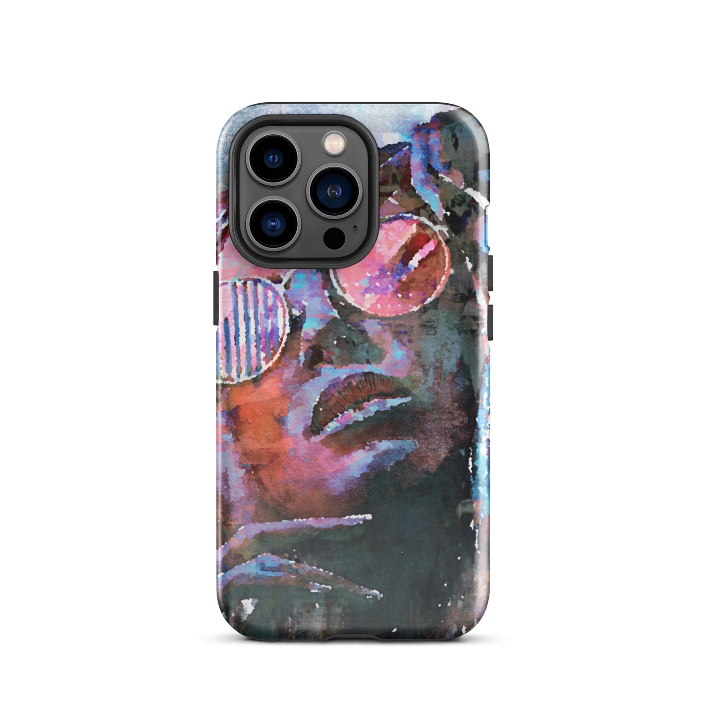 1060: She Vibes, Sunglasses, Tough Case for iPhone® (for models 11-15)