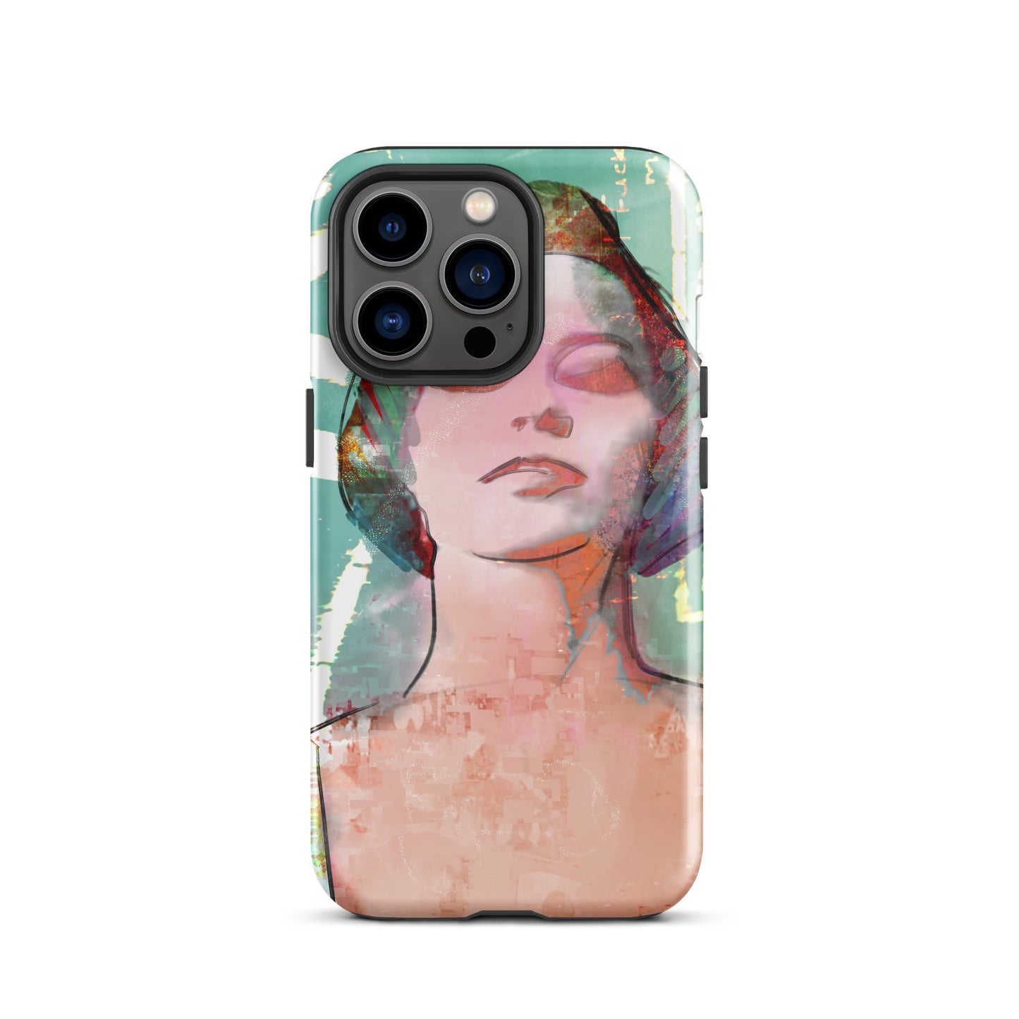 1076: What Dreams May Come, She Vibes, Tough Case for iPhone® (for models 11-15)