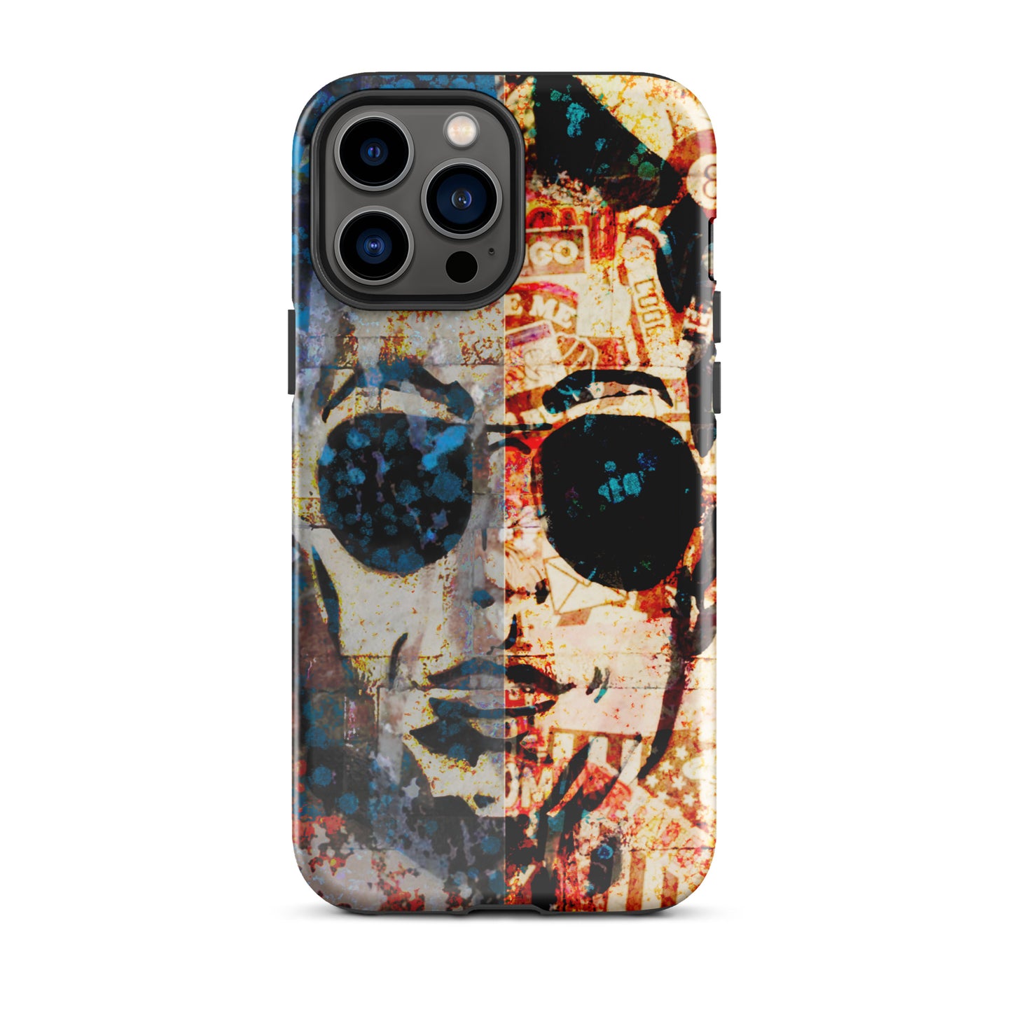 1065: Urban Vibes, Portrait, Abstract, Tough Case for iPhone® (for models 11-15)