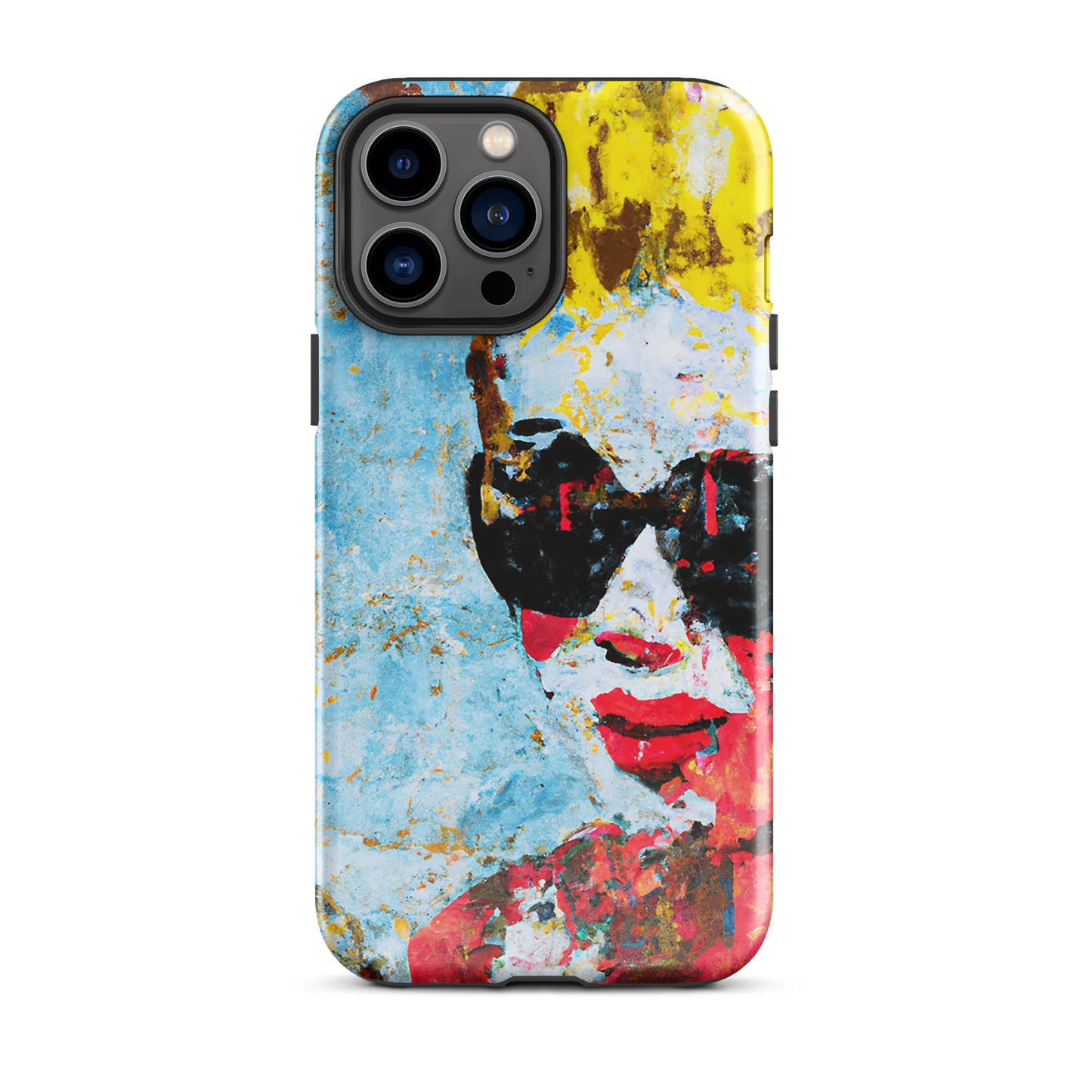 1058: She Vibes, Abstract, Tough Case for iPhone® (for models 11-15)