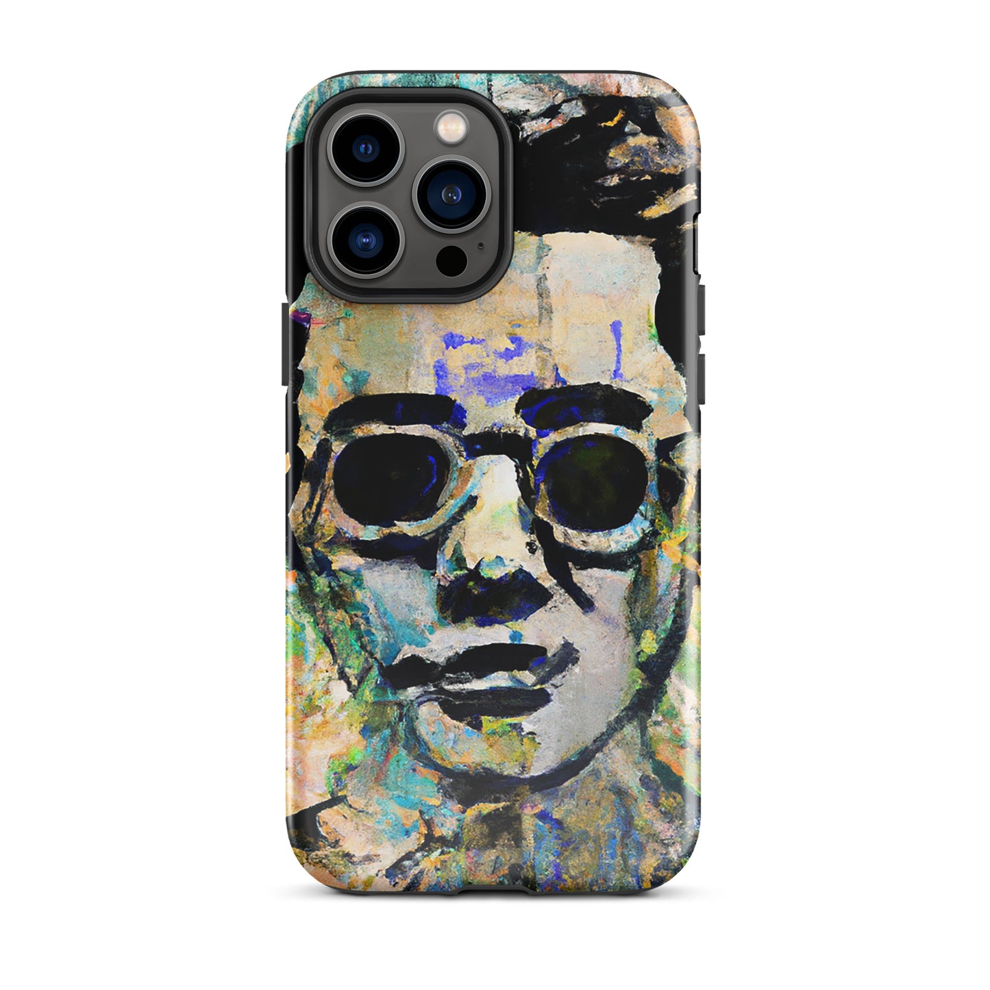 1064: Urban Vibes, Portrait, Abstract, Tough Case for iPhone® (for models 11-15)