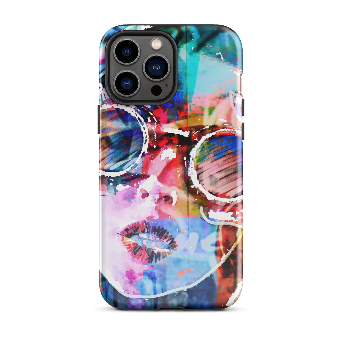 1061: She Vibes, Sunglasses, Tough Case for iPhone® (for models 11-15)