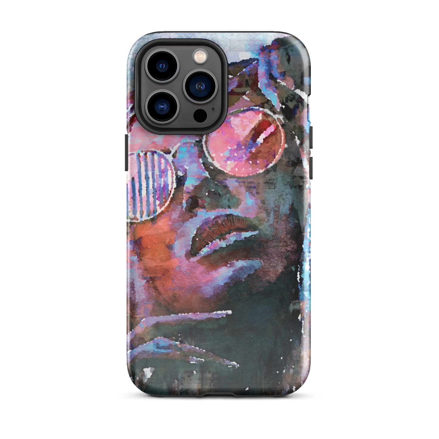 1060: She Vibes, Sunglasses, Tough Case for iPhone® (for models 11-15)