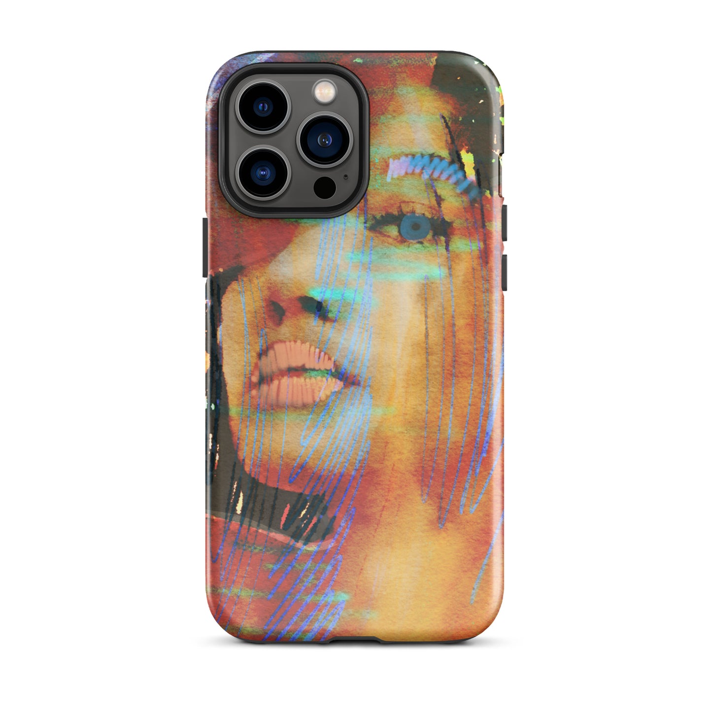 She Vibes Series Blue Eyed Girl Tough Case for iPhone®