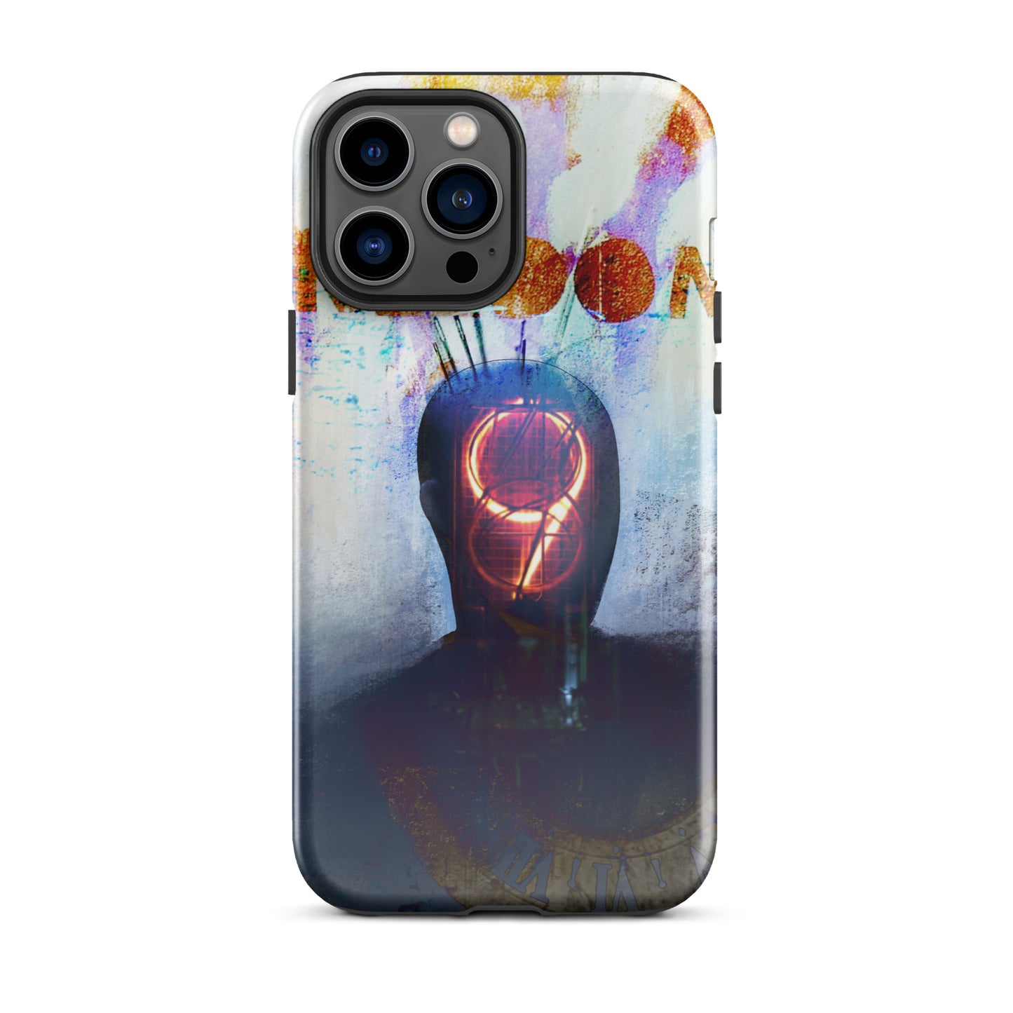 1022: Dreamcatchers Stitch in Nine Abstract Tough Case for iPhone® (for models 11-15)