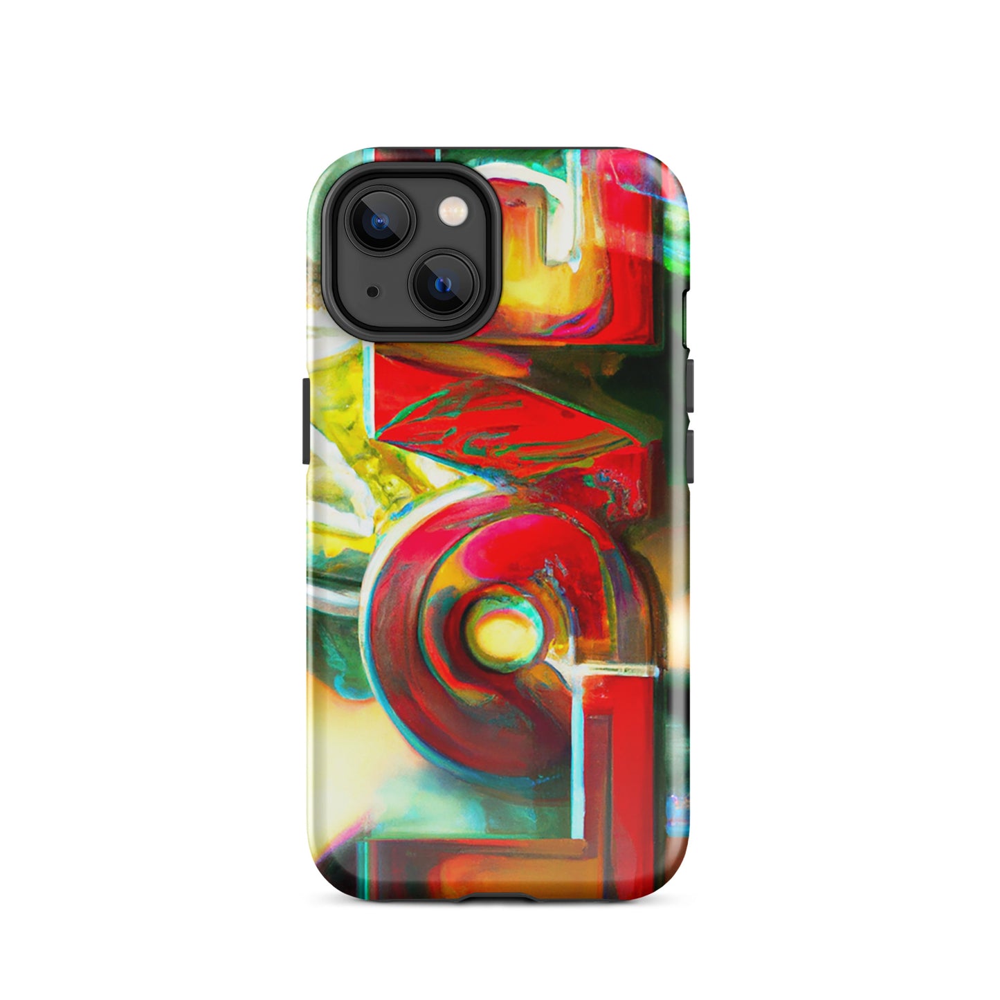 1040: Love, Abstracts Tough Case for iPhone® (for models 11-15)