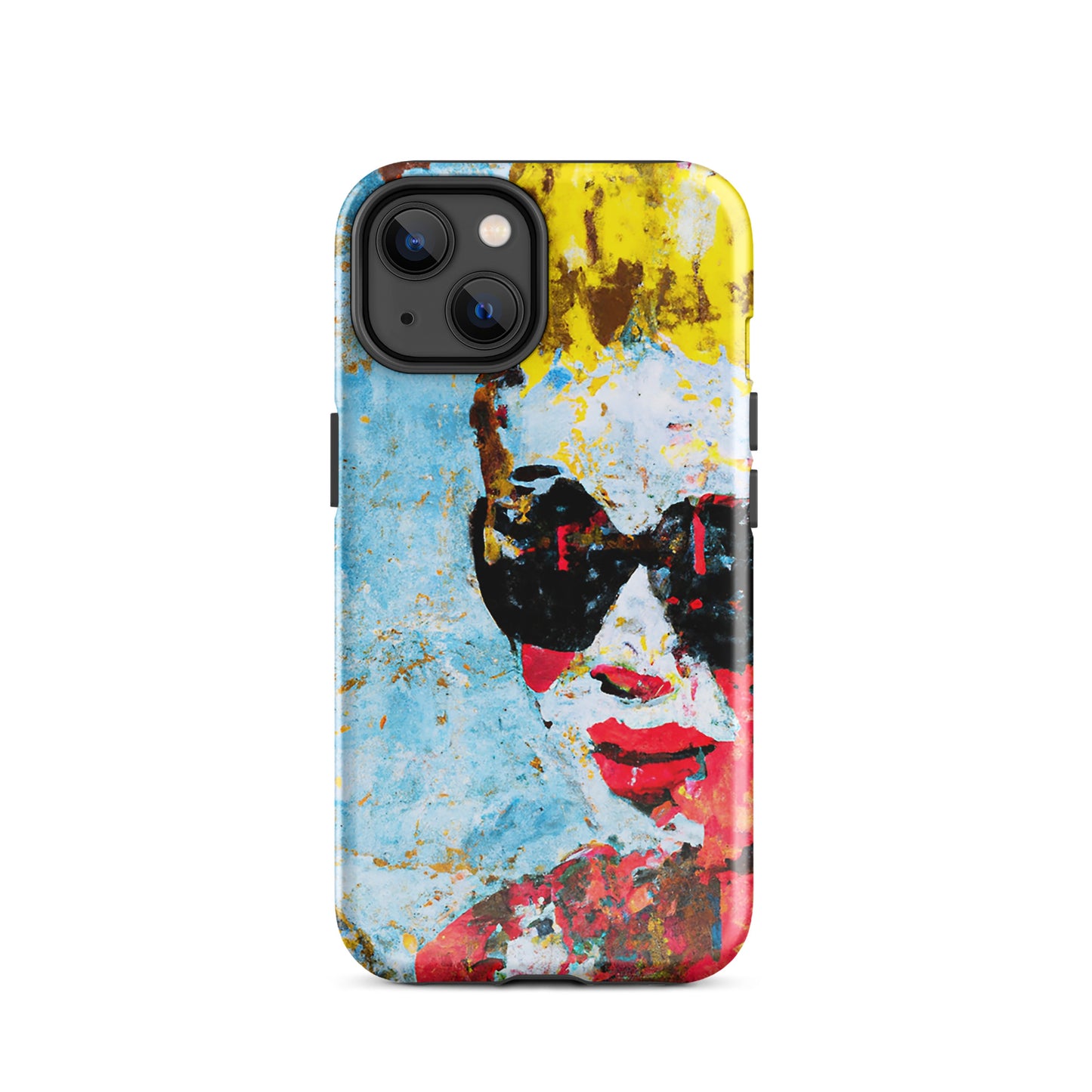 1058: She Vibes, Abstract, Tough Case for iPhone® (for models 11-15)