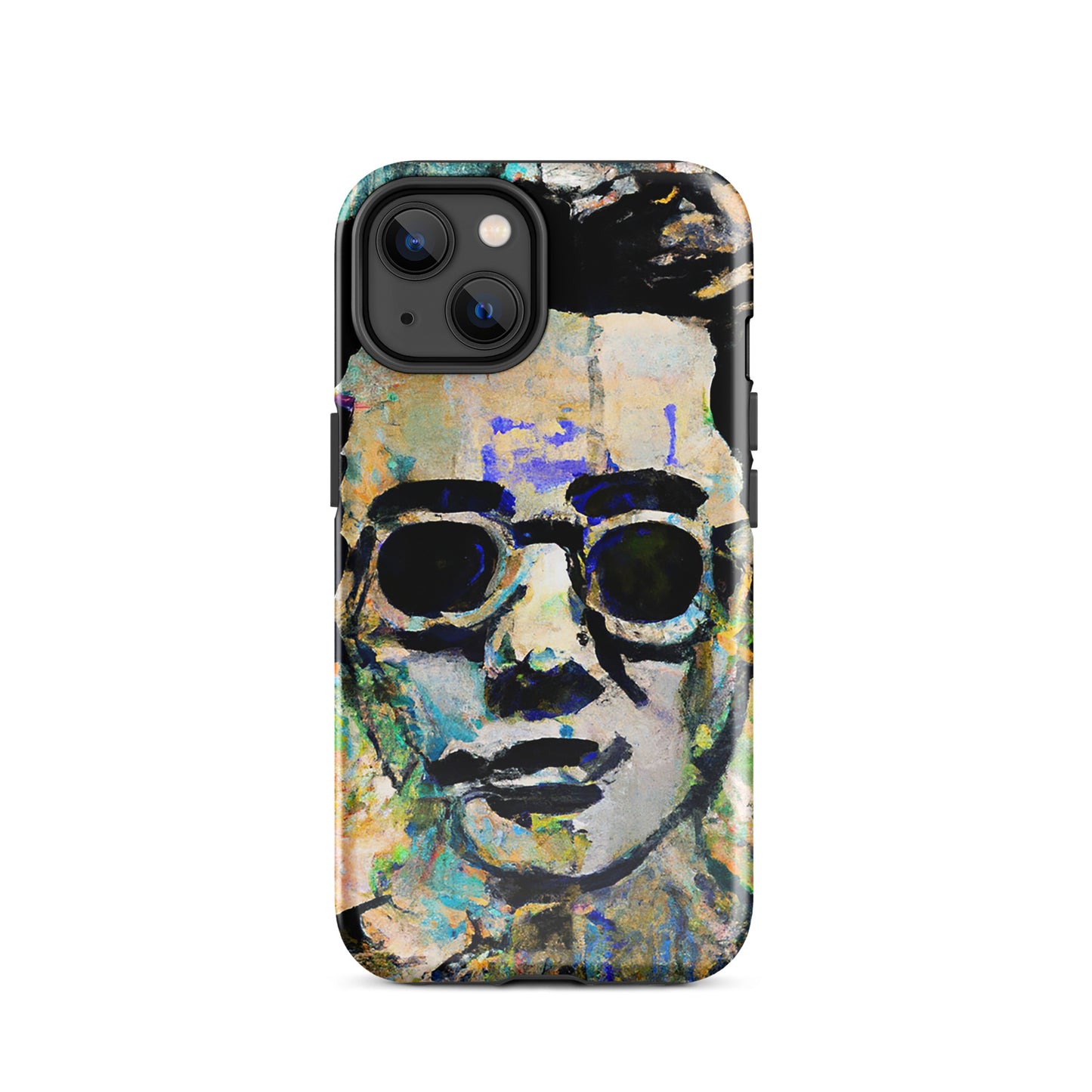 1064: Urban Vibes, Portrait, Abstract, Tough Case for iPhone® (for models 11-15)