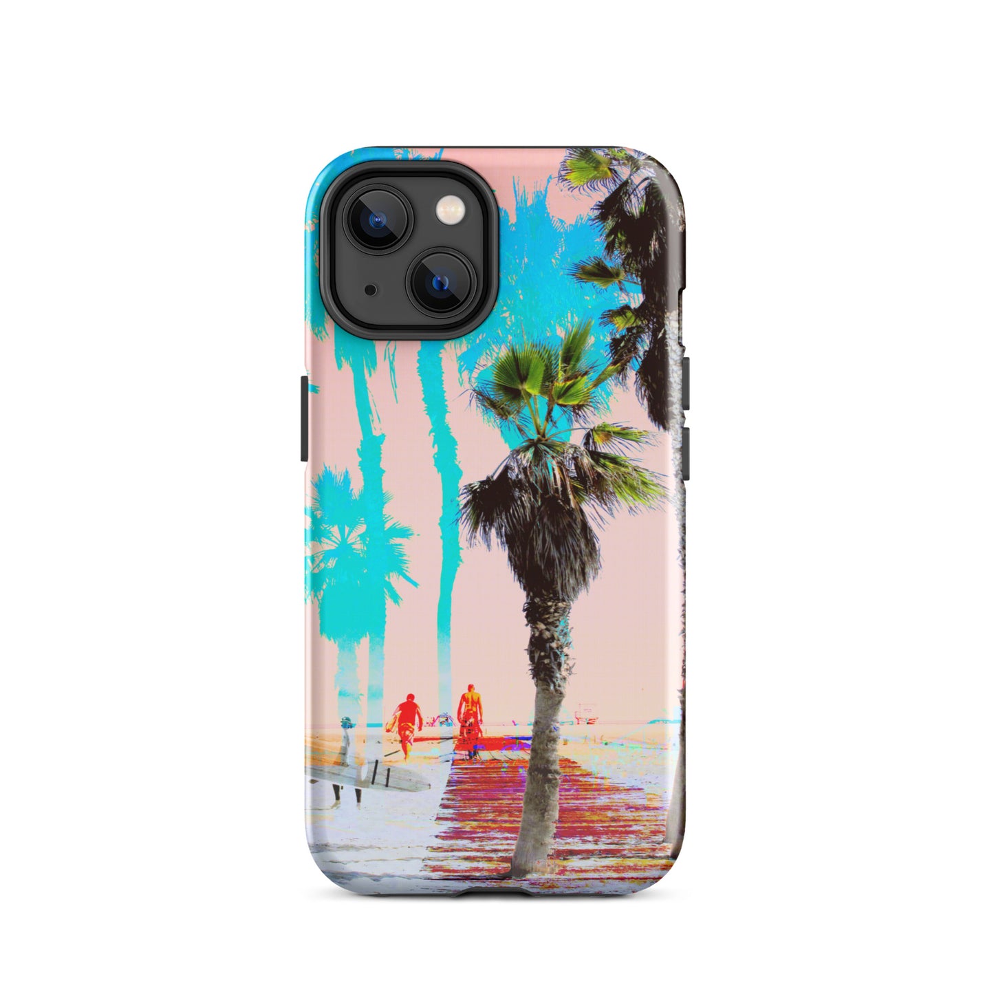 1055: Santa Monica Boardwalk, Beach Life, Photo Art Tough Case for iPhone® (for models 11-15)