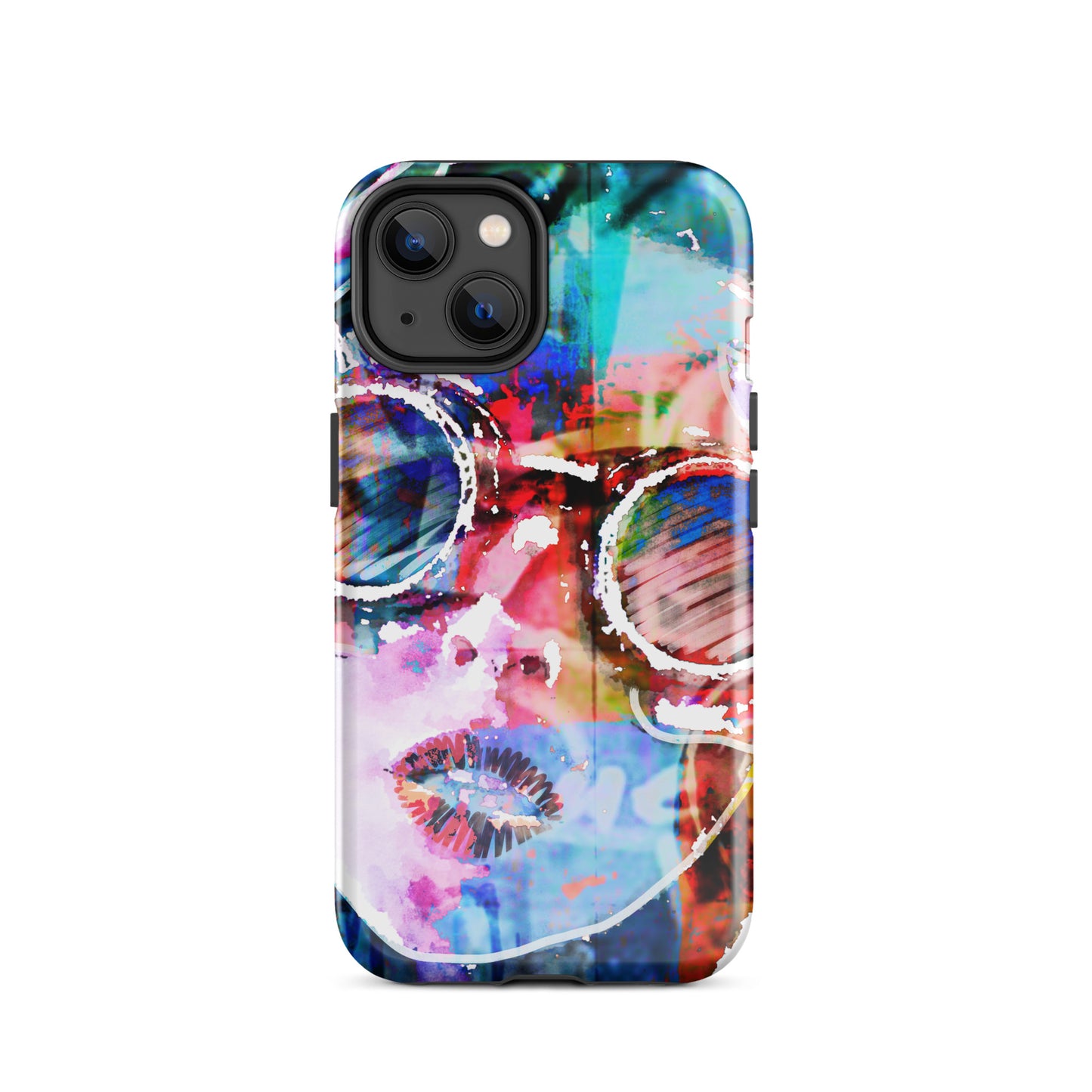 1061: She Vibes, Sunglasses, Tough Case for iPhone® (for models 11-15)