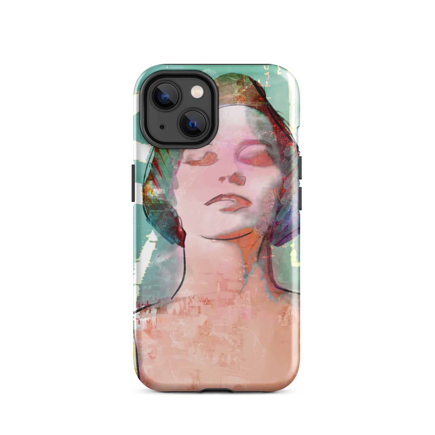 1076: What Dreams May Come, She Vibes, Tough Case for iPhone® (for models 11-15)