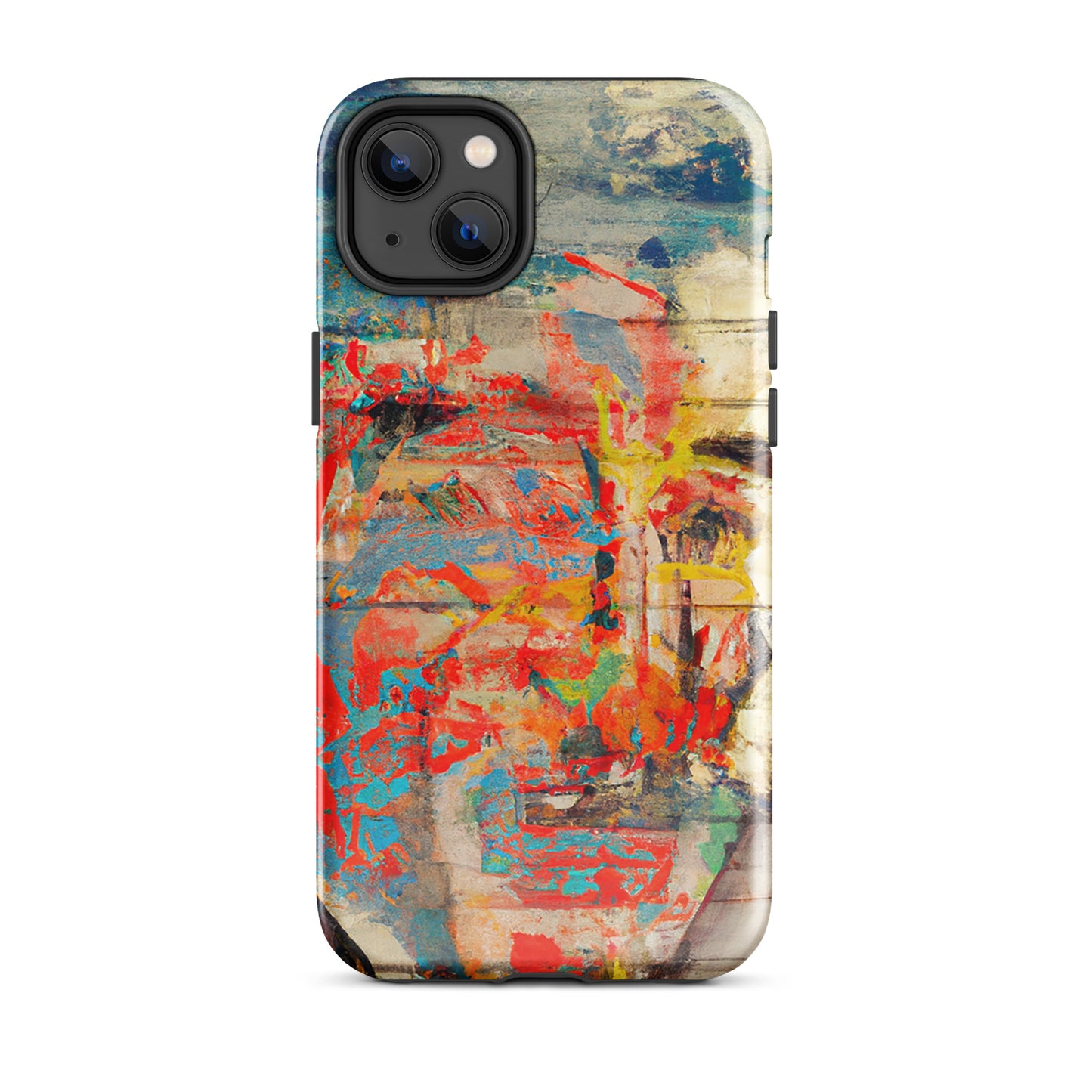 1033: Neon Love Series Tough Case for iPhone® (for models 11-15)