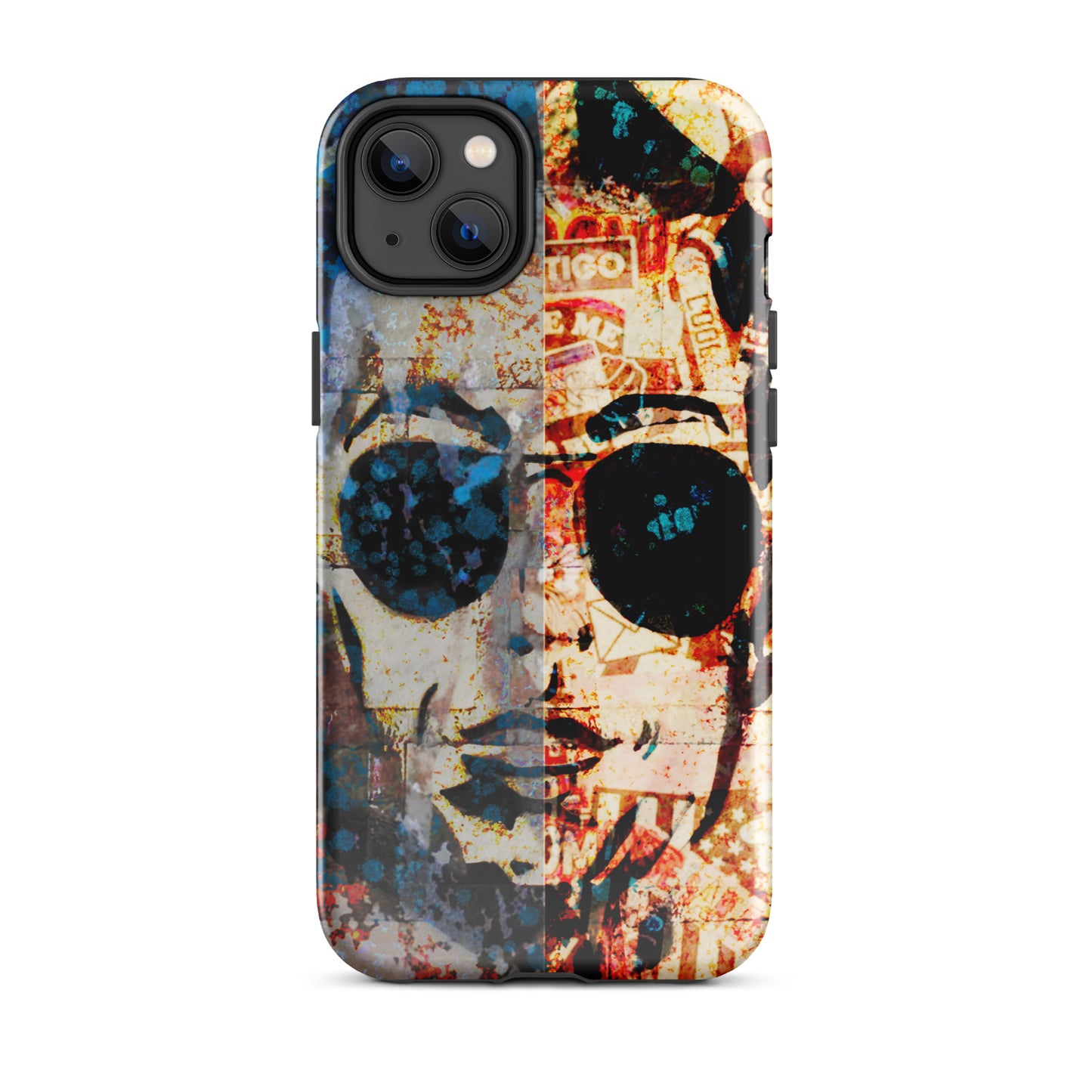 1065: Urban Vibes, Portrait, Abstract, Tough Case for iPhone® (for models 11-15)