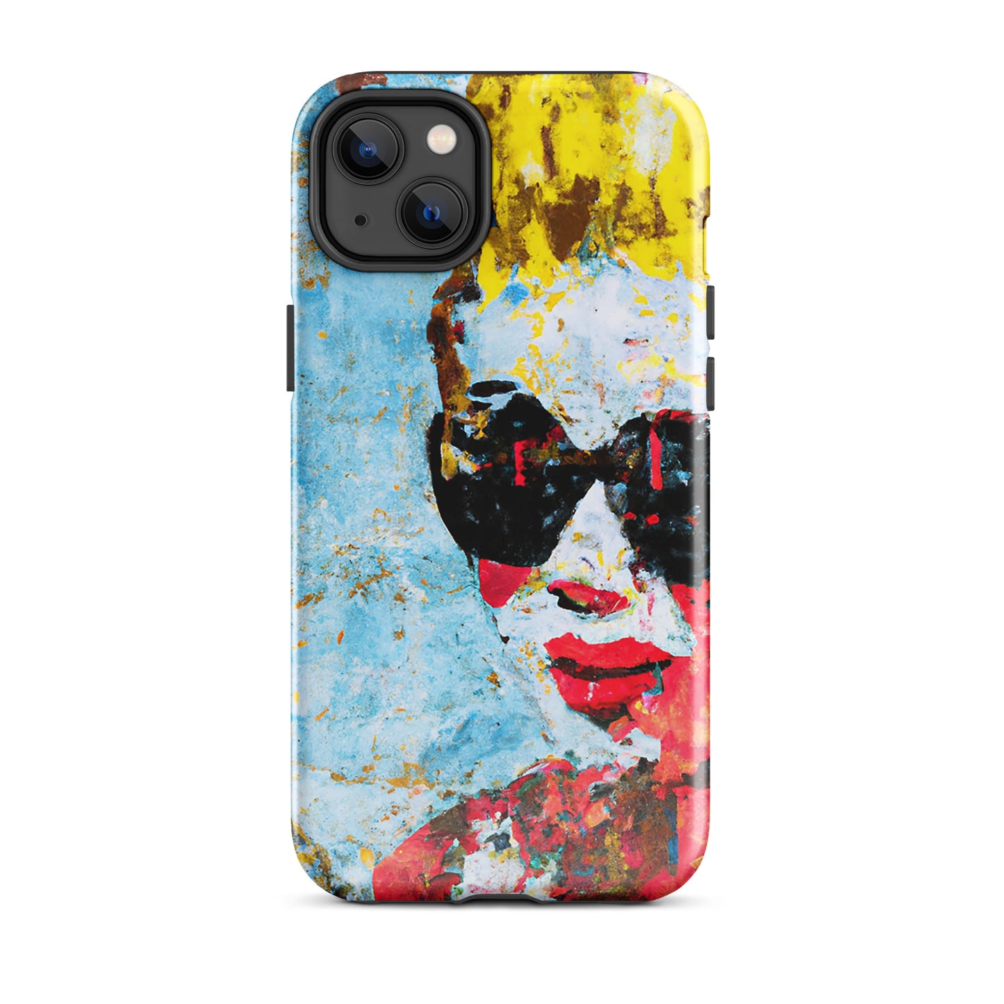 1058: She Vibes, Abstract, Tough Case for iPhone® (for models 11-15)