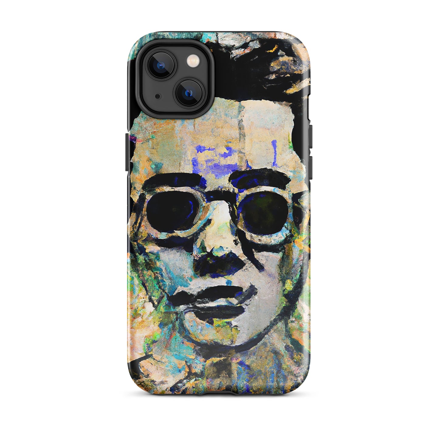 1064: Urban Vibes, Portrait, Abstract, Tough Case for iPhone® (for models 11-15)