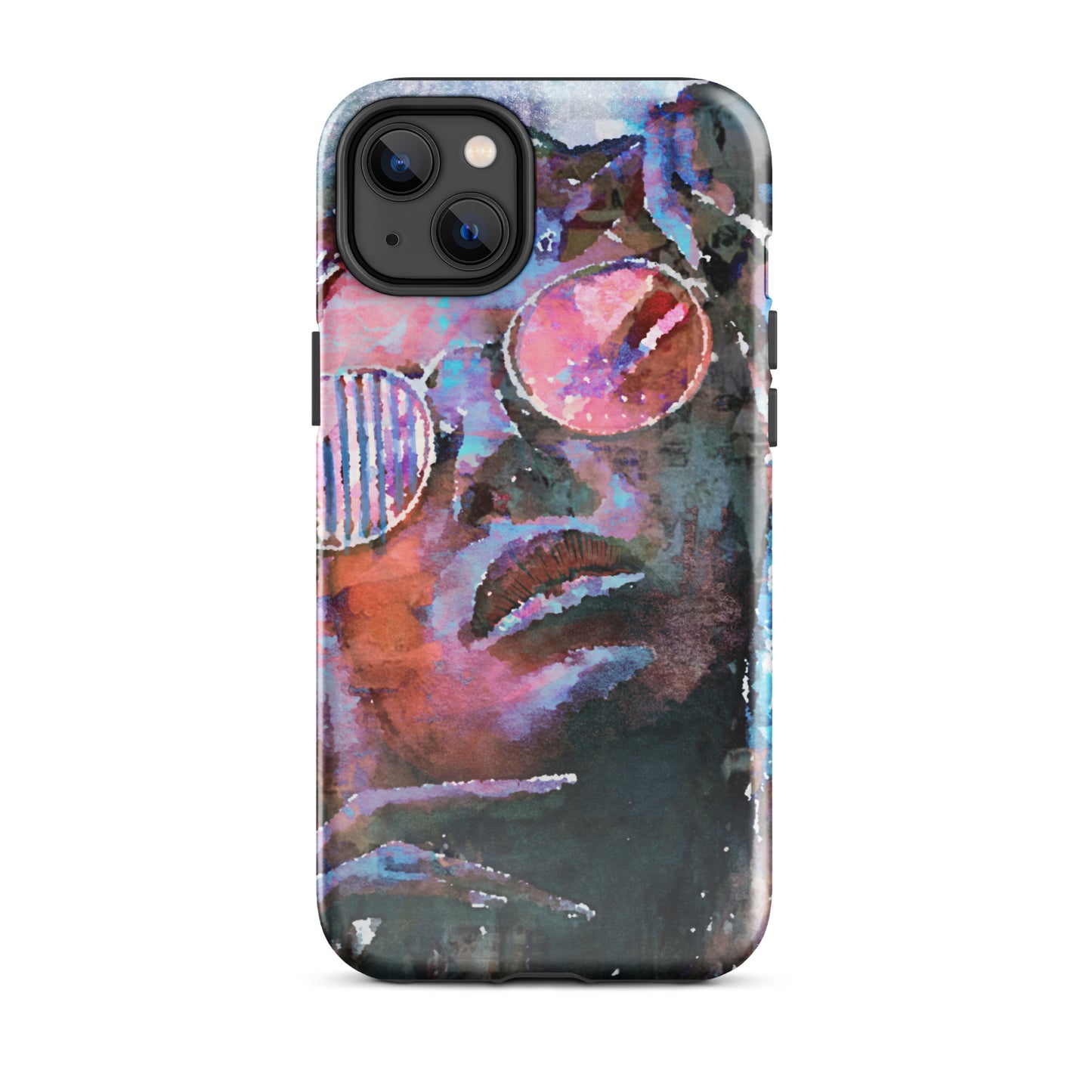 1060: She Vibes, Sunglasses, Tough Case for iPhone® (for models 11-15)