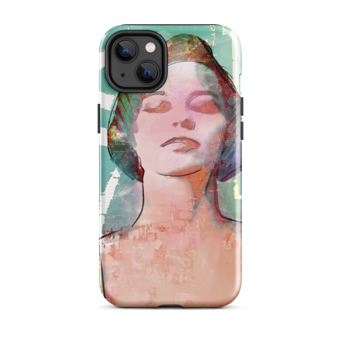 1076: What Dreams May Come, She Vibes, Tough Case for iPhone® (for models 11-15)