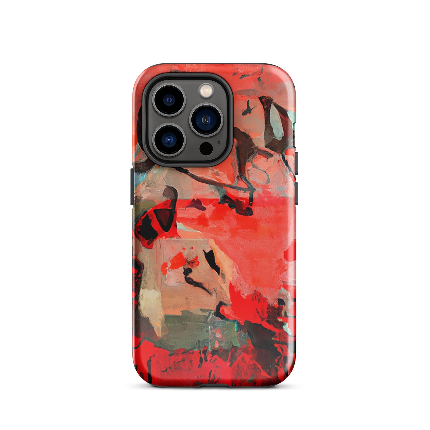 1036: Neon Love Series Tough Case for iPhone® (for models 11-15)