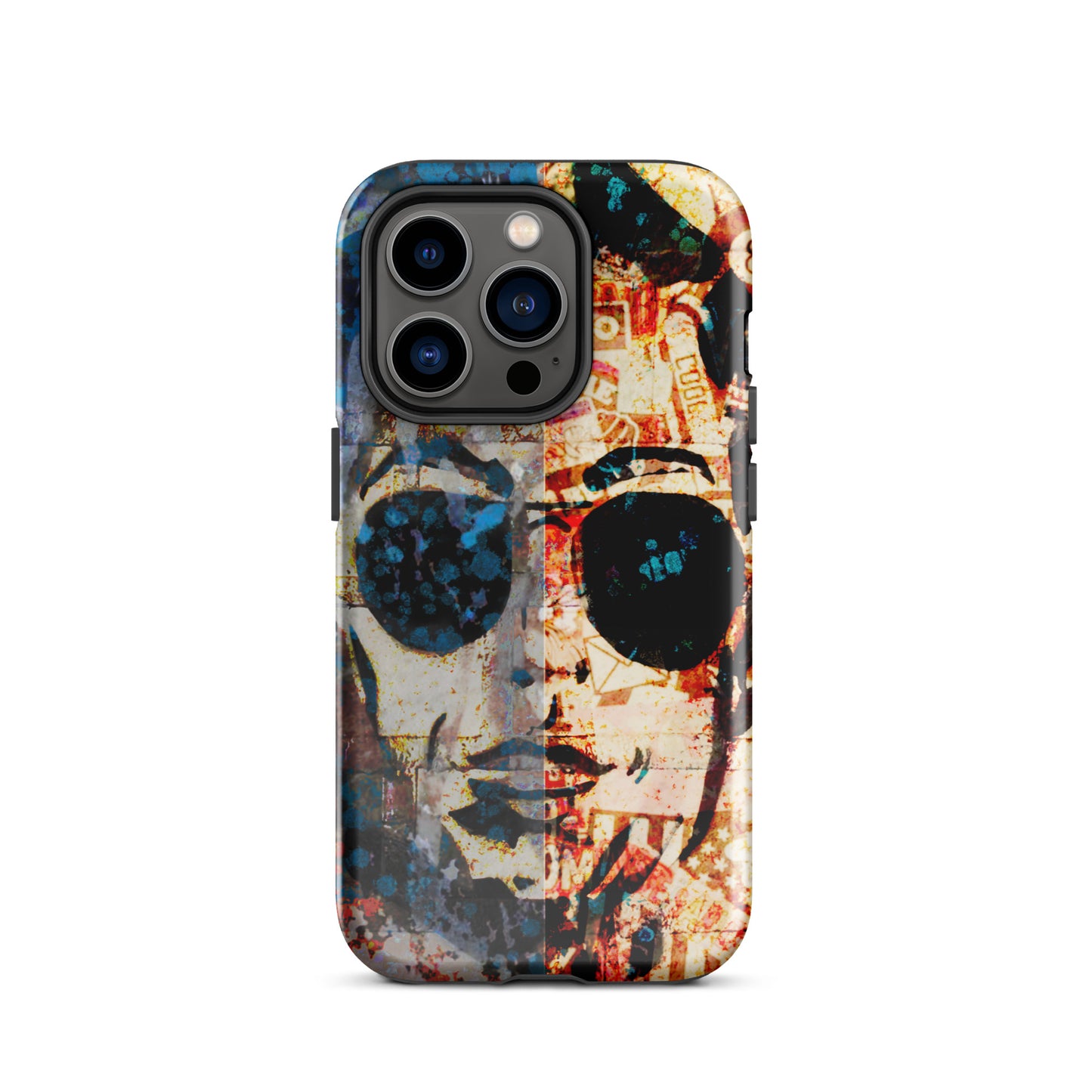 1065: Urban Vibes, Portrait, Abstract, Tough Case for iPhone® (for models 11-15)