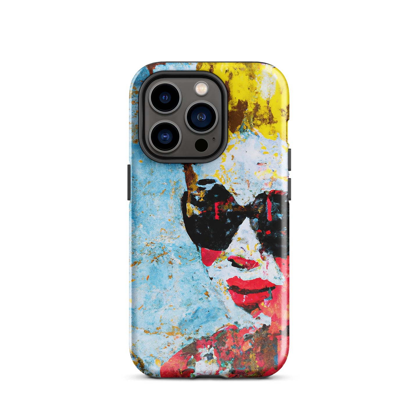 1058: She Vibes, Abstract, Tough Case for iPhone® (for models 11-15)