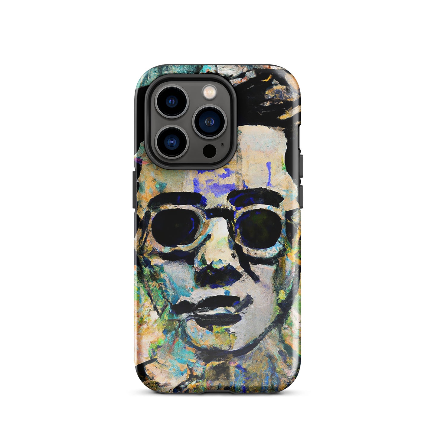 1064: Urban Vibes, Portrait, Abstract, Tough Case for iPhone® (for models 11-15)