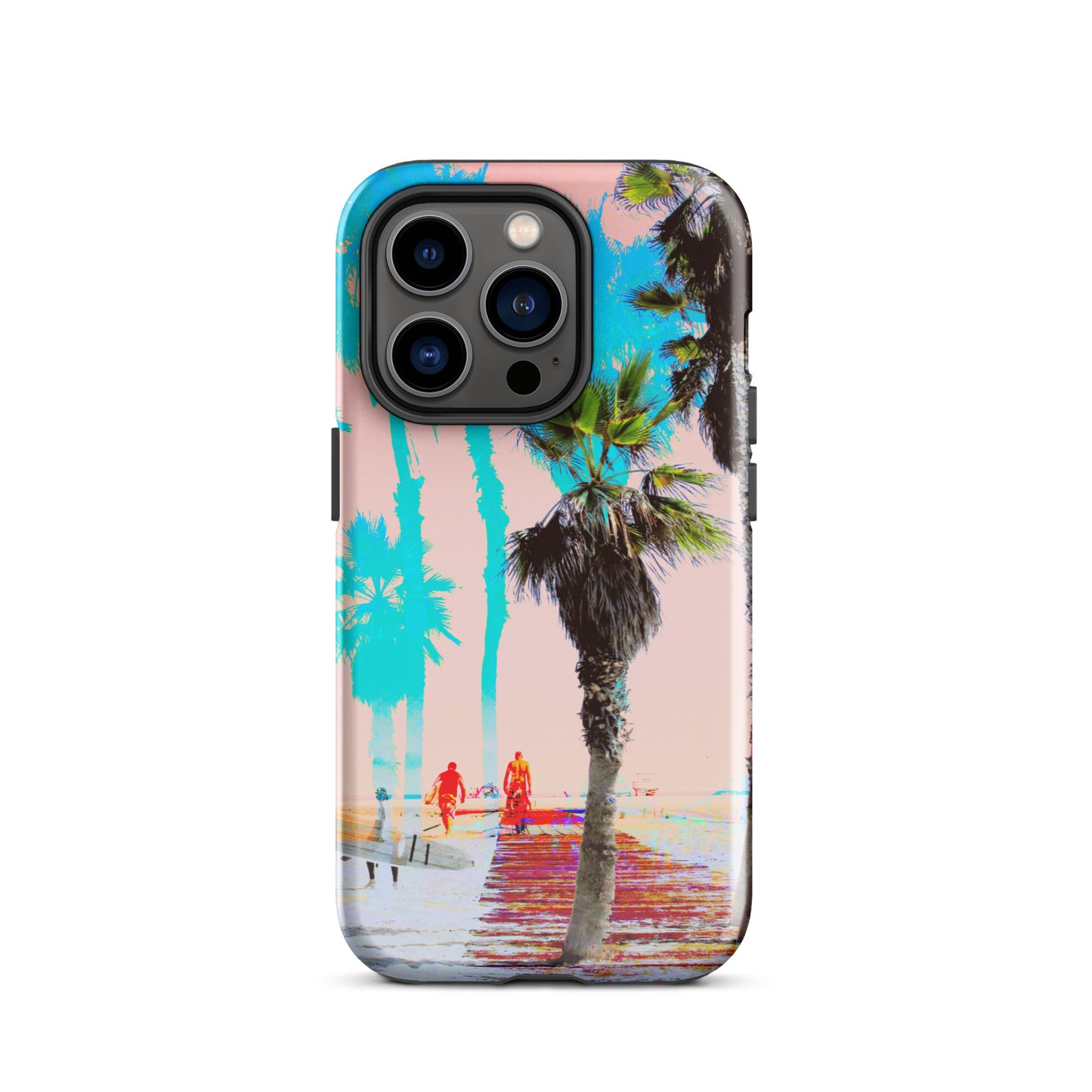 1055: Santa Monica Boardwalk, Beach Life, Photo Art Tough Case for iPhone® (for models 11-15)