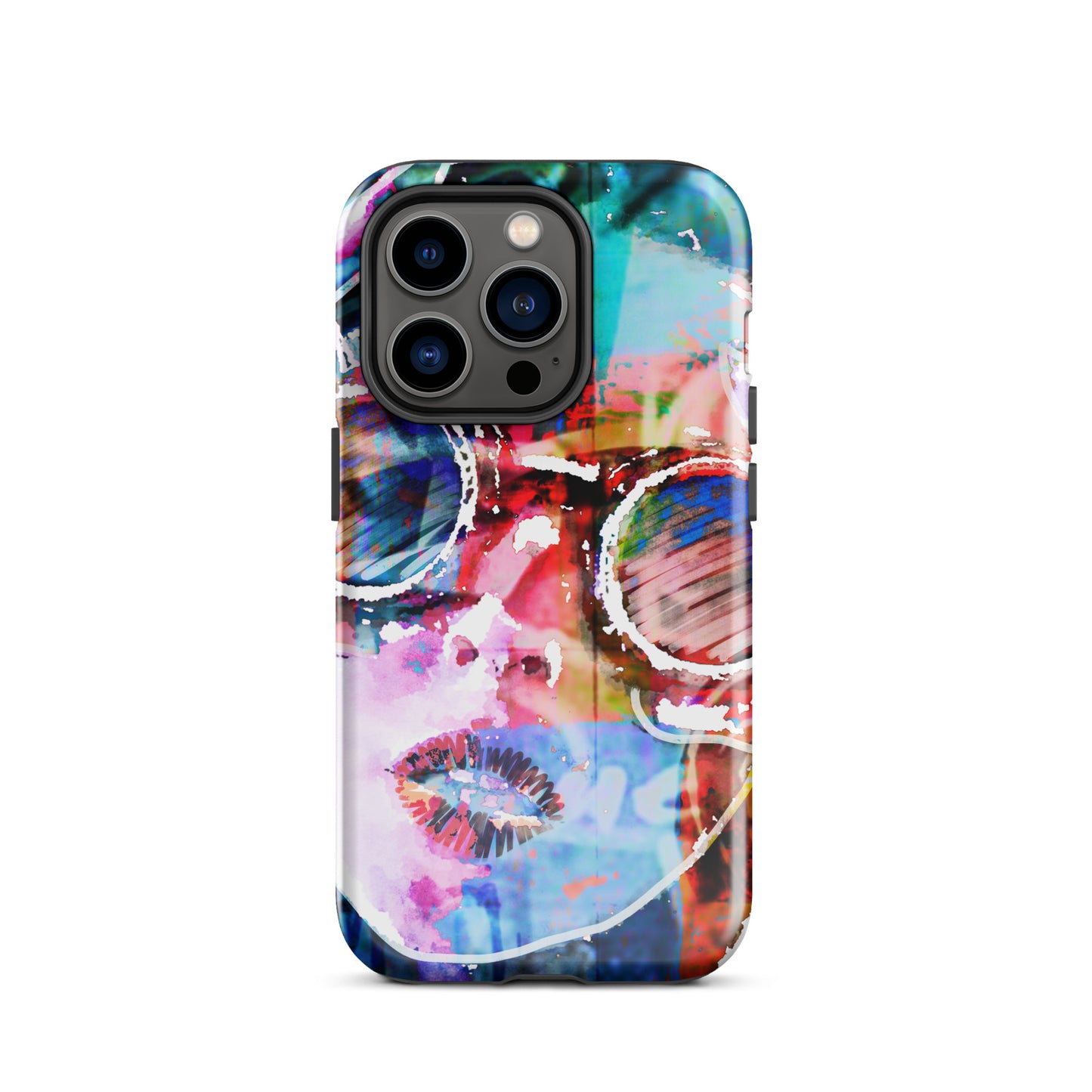 1061: She Vibes, Sunglasses, Tough Case for iPhone® (for models 11-15)