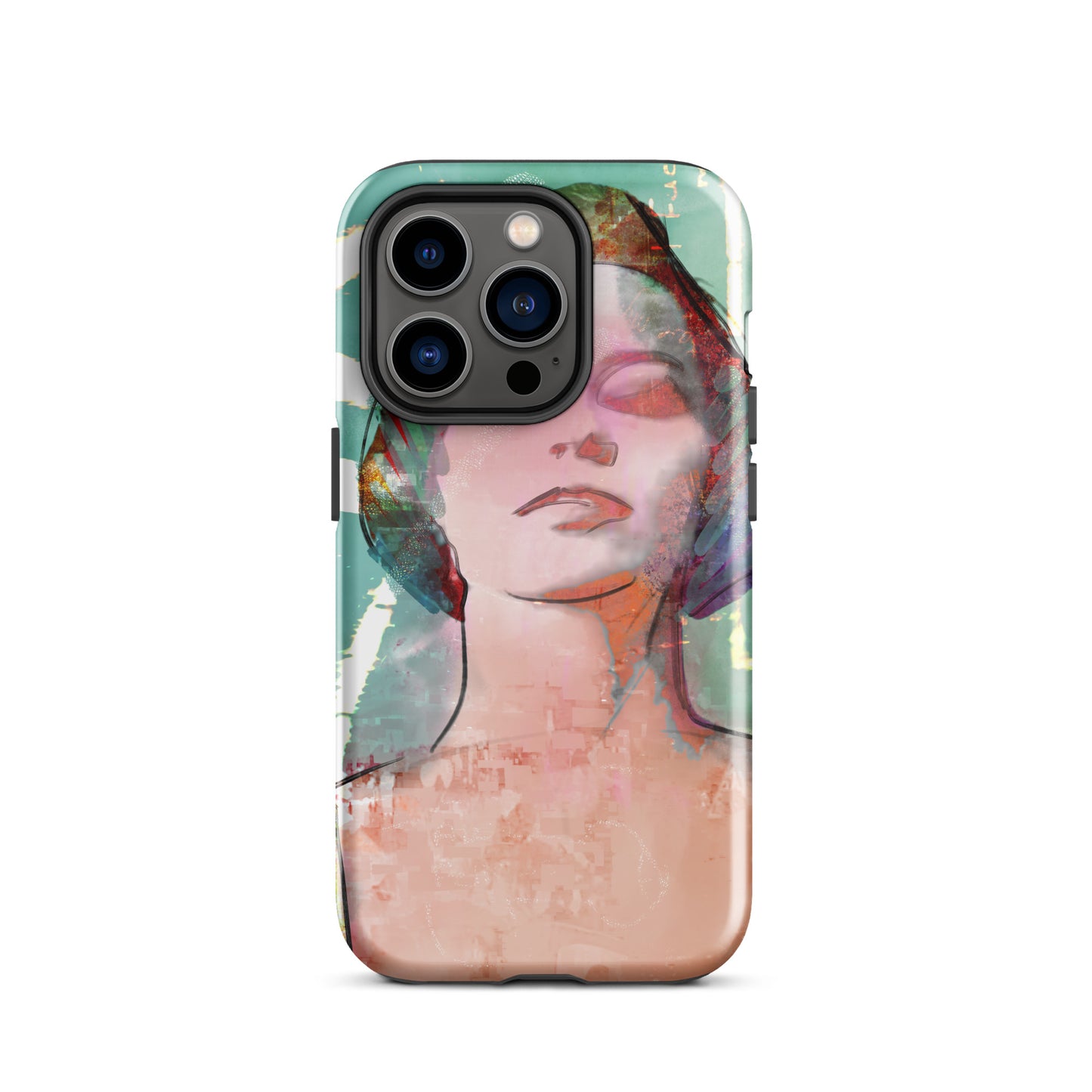 1076: What Dreams May Come, She Vibes, Tough Case for iPhone® (for models 11-15)