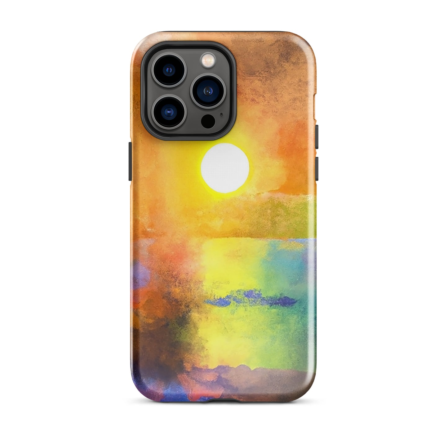 1056: Sunrise Sunset, Scenics, Tough Case for iPhone® (for models 11-15)