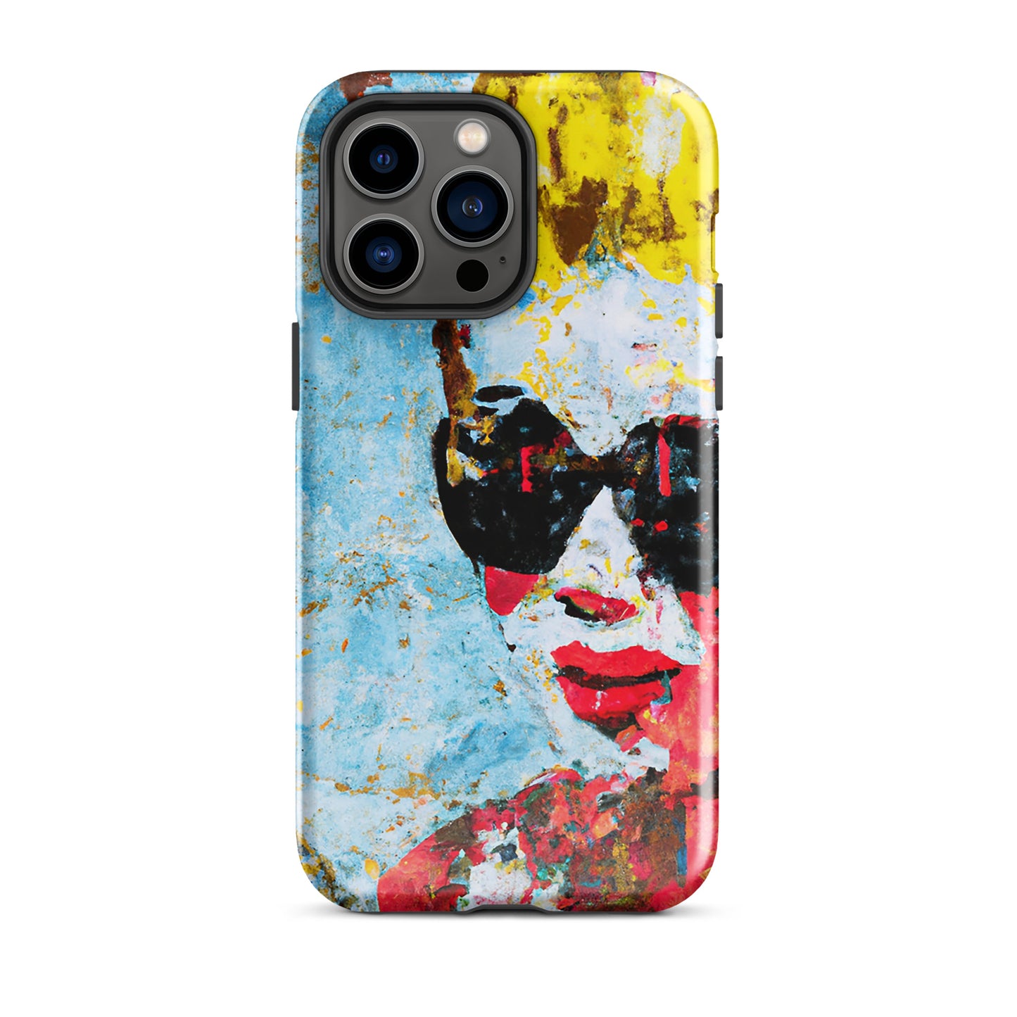 1058: She Vibes, Abstract, Tough Case for iPhone® (for models 11-15)