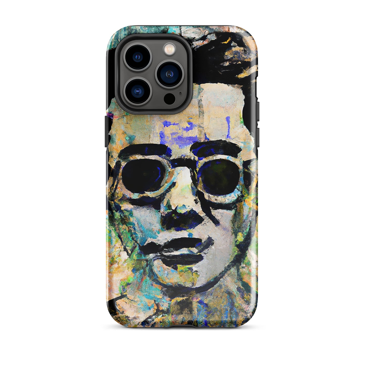 1064: Urban Vibes, Portrait, Abstract, Tough Case for iPhone® (for models 11-15)