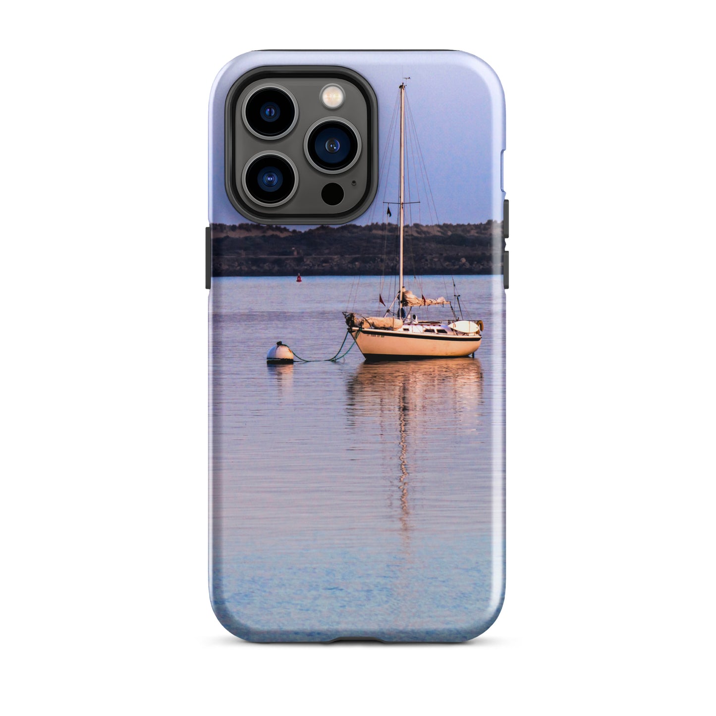 1053: Sailboat Morro Bay California Photo Tough Case for iPhone® (for models 11-15)