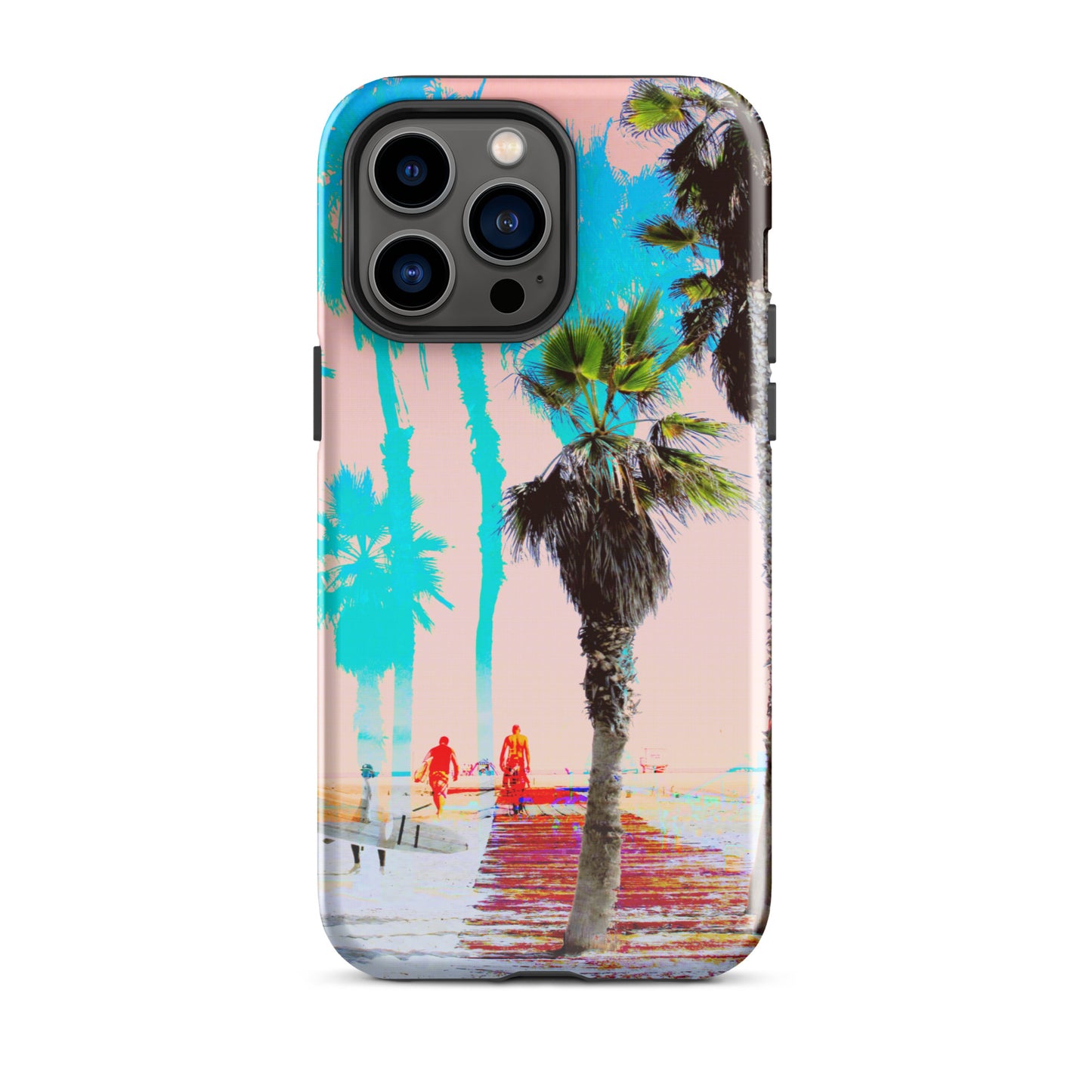 1055: Santa Monica Boardwalk, Beach Life, Photo Art Tough Case for iPhone® (for models 11-15)