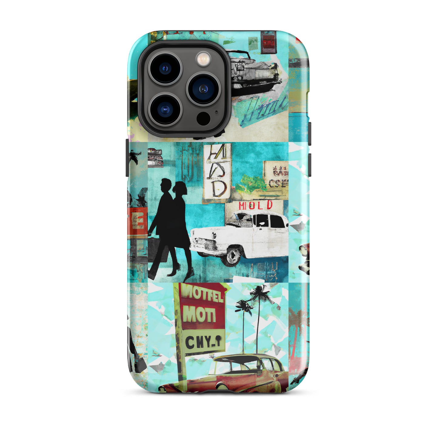 1052: Road Trip, Route 66 Series, Tough Case for iPhone® (for models 11-15)